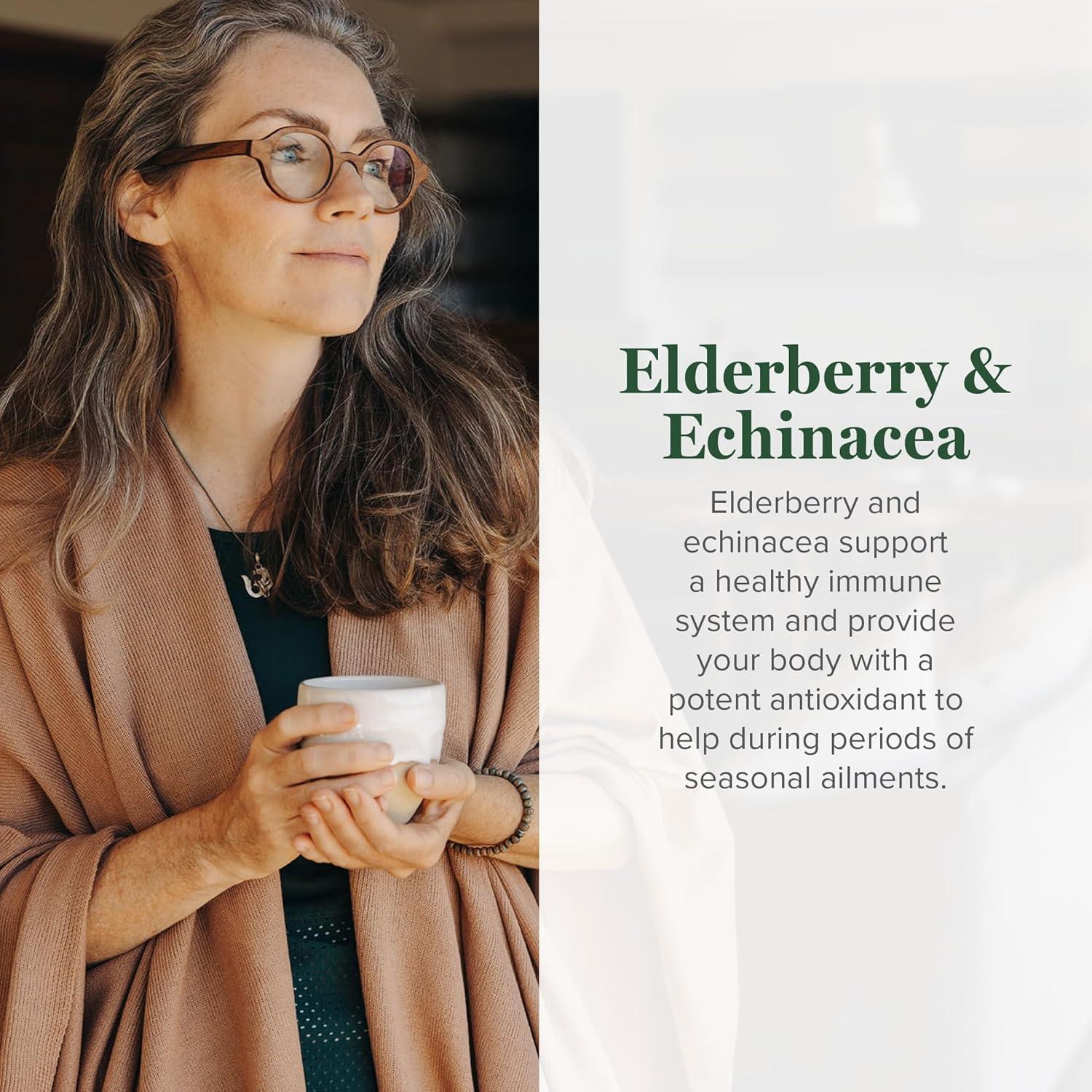 Suplemento Líquido Orgánico Saúco y Equinácea 59 ml - Centro de Sanación Global