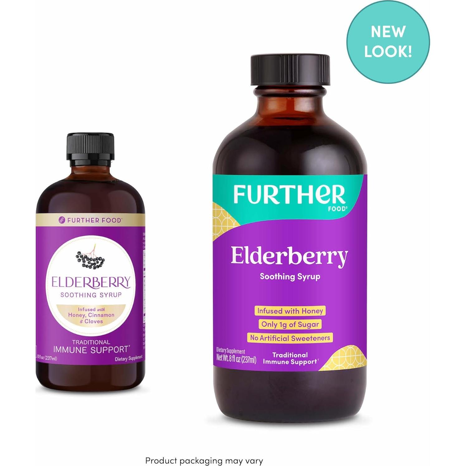 Jarabe de Saúco Further Food 240ml - Apoyo Inmunológico Natural