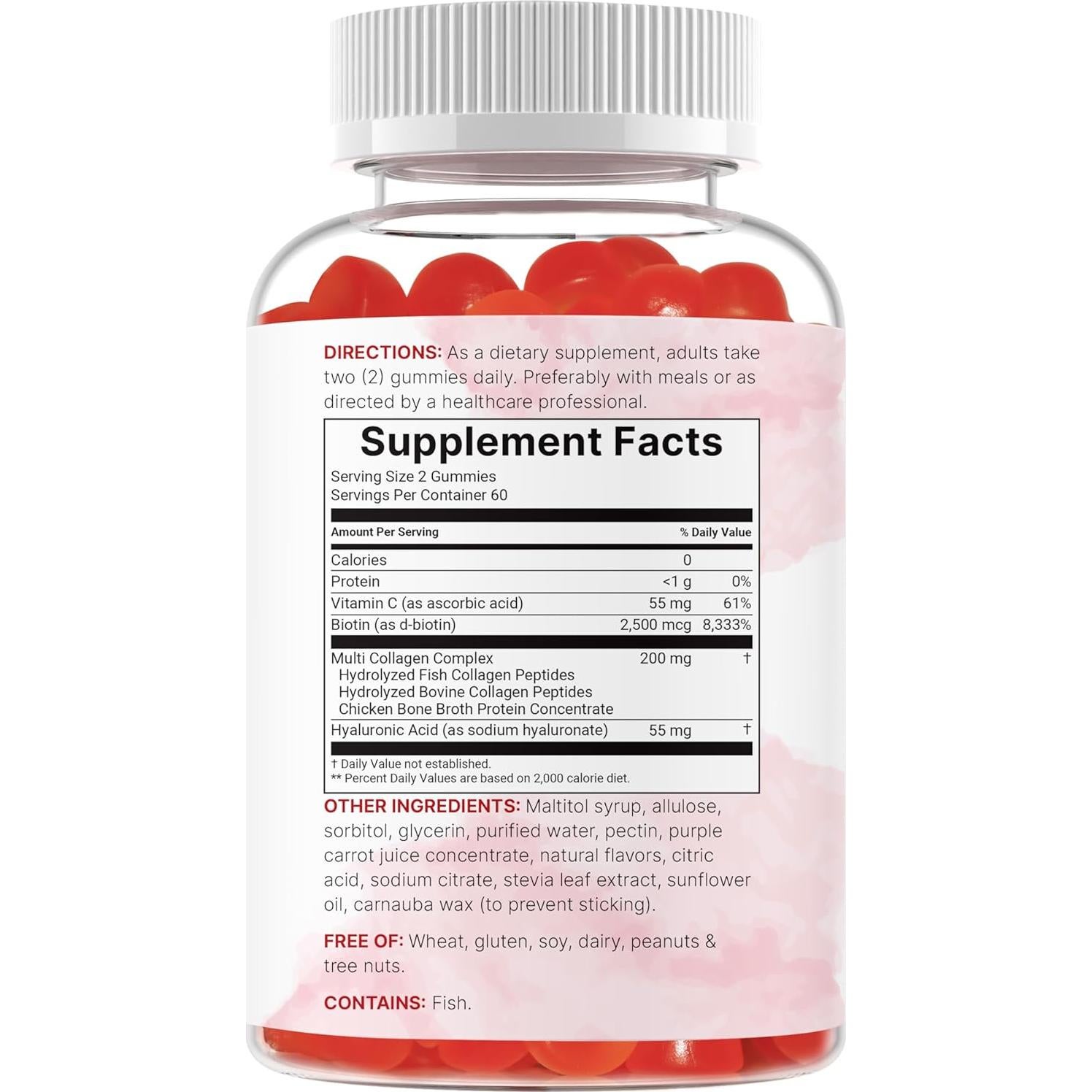 Gominolas de Multi Colágeno Micro Ingredients 120 g Sin Azúcar