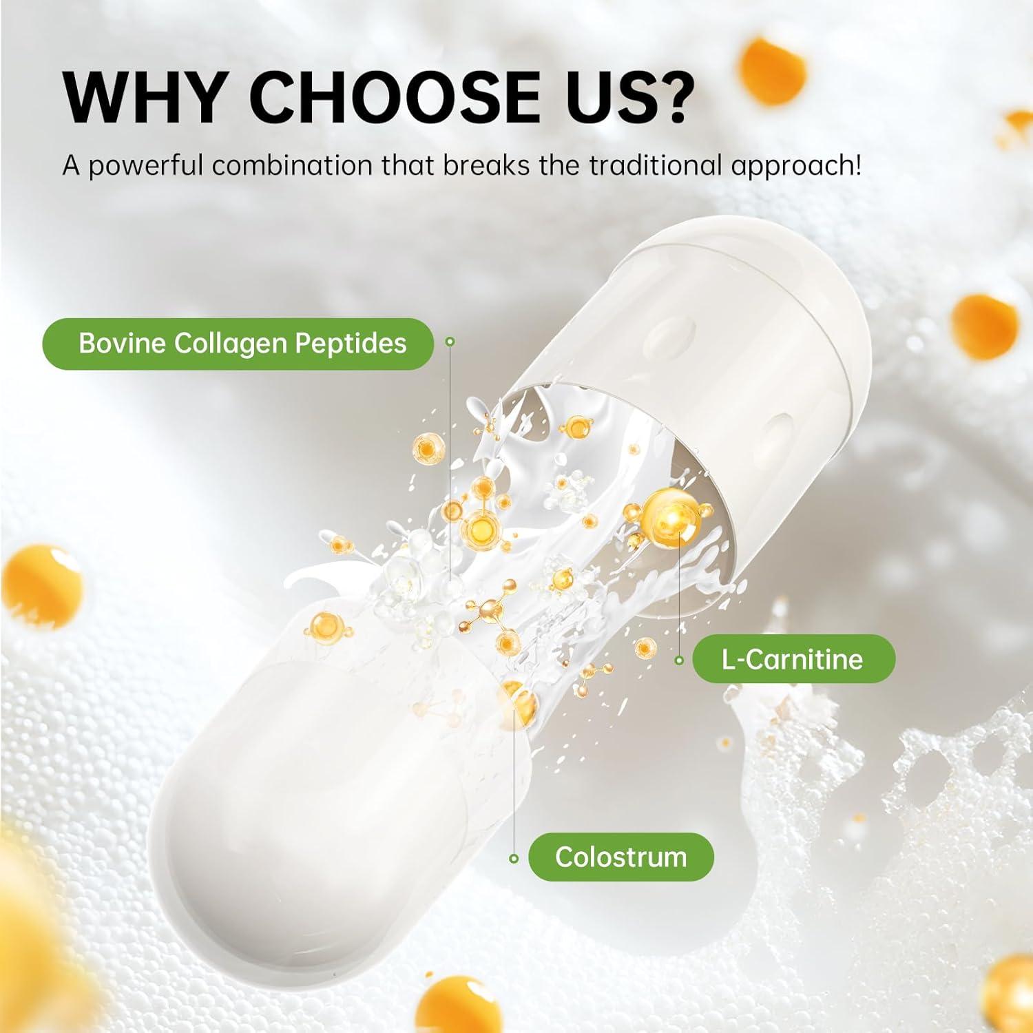 Suplemento de Colágeno L-Carnitina DrBioCare 120 Cápsulas