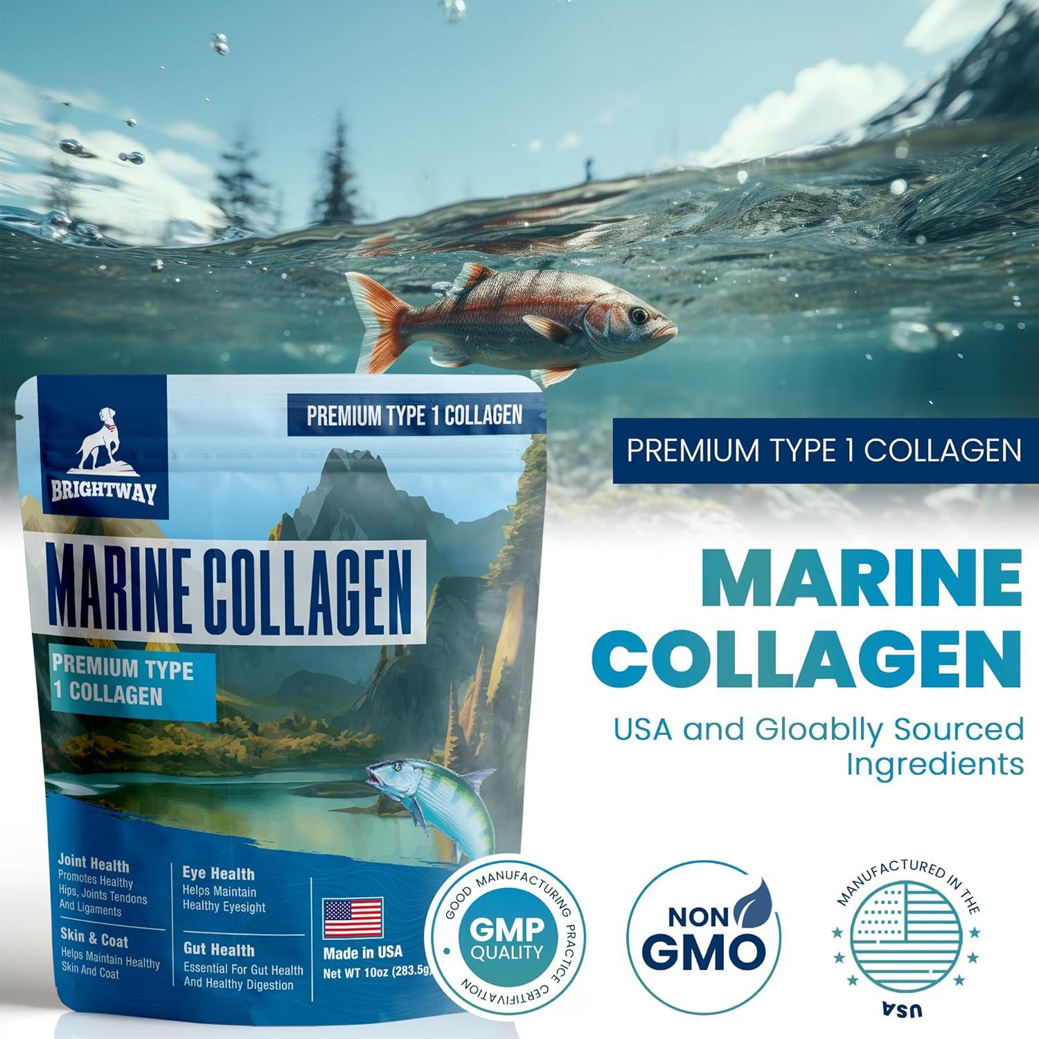 Colágeno Marino para Perros Brightway Pets - Salud Articular y Piel