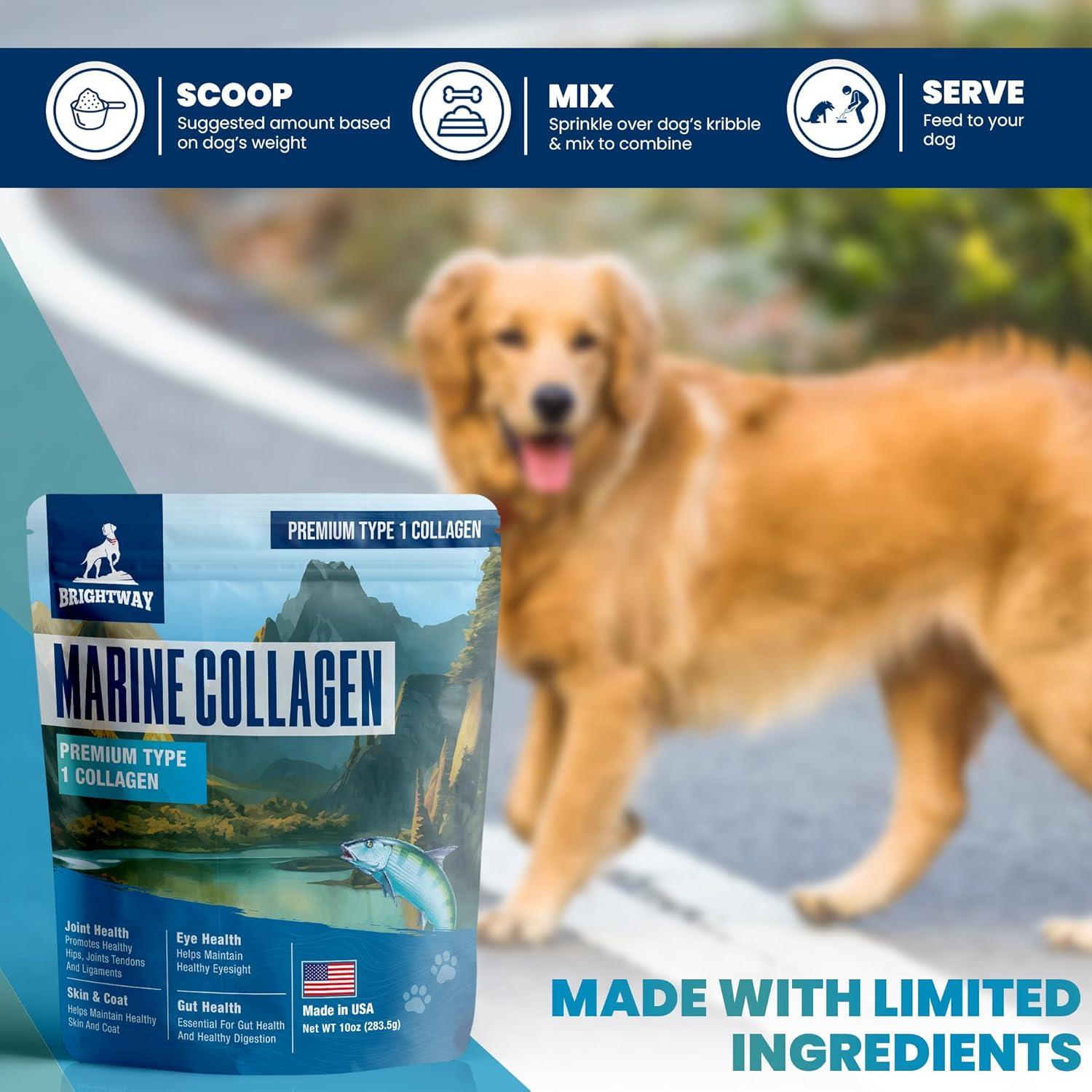 Colágeno Marino para Perros Brightway Pets - Salud Articular y Piel