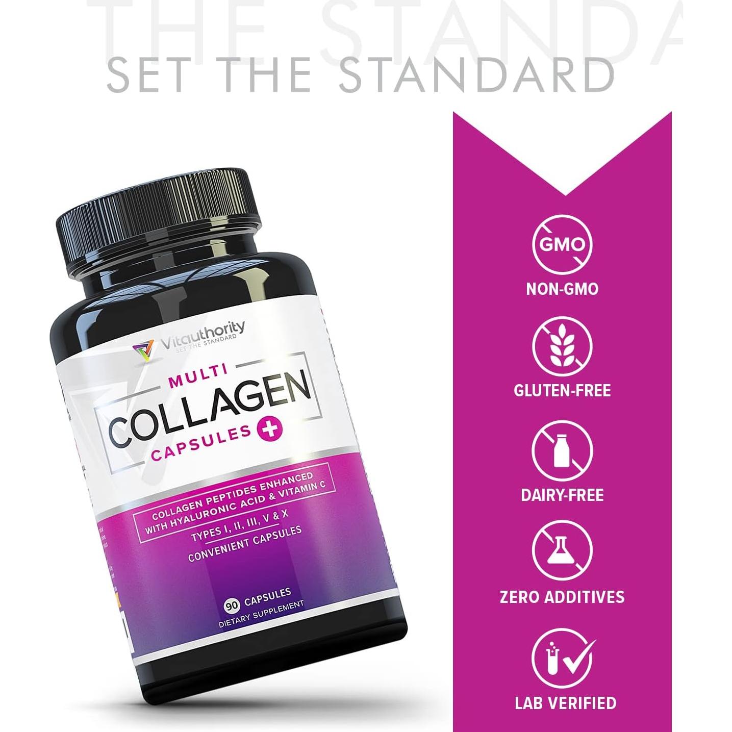 Cápsulas de Colágeno Hidrolizado Vitauthority 90 Unidades