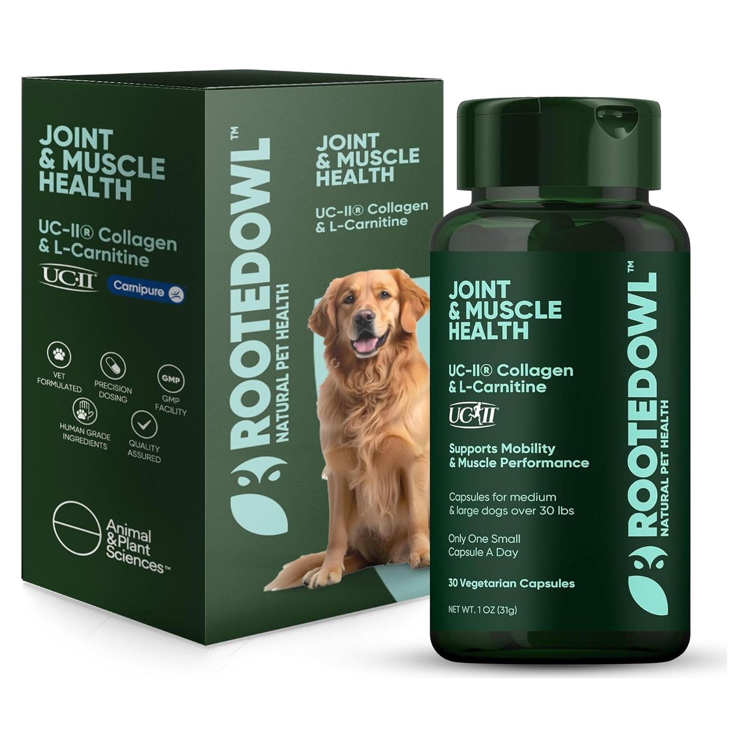 Suplemento Articulaciones y Músculos Búho Enraizado 30 Cápsulas