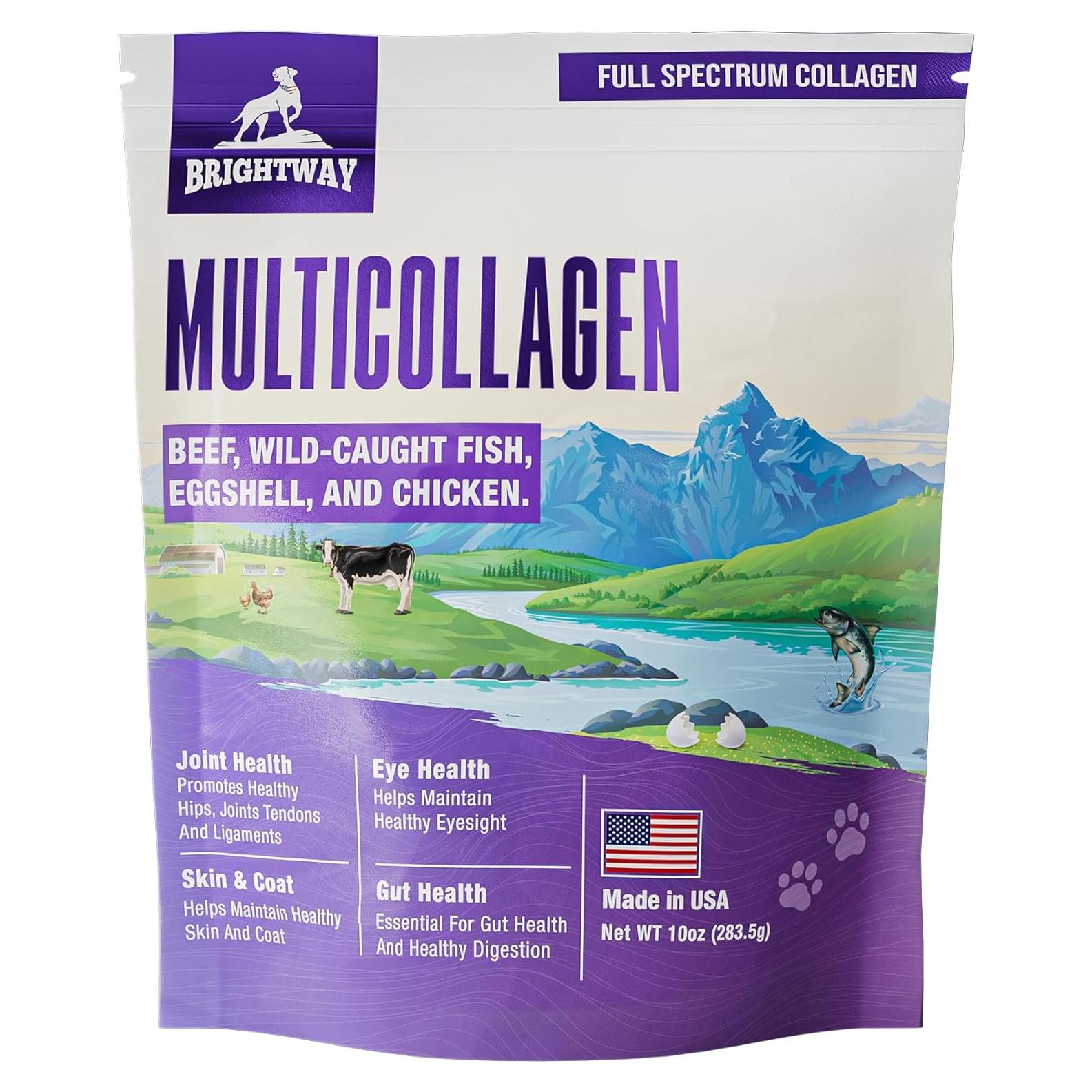 Suplemento de Colágeno Líquido para Perros Brightway 226g