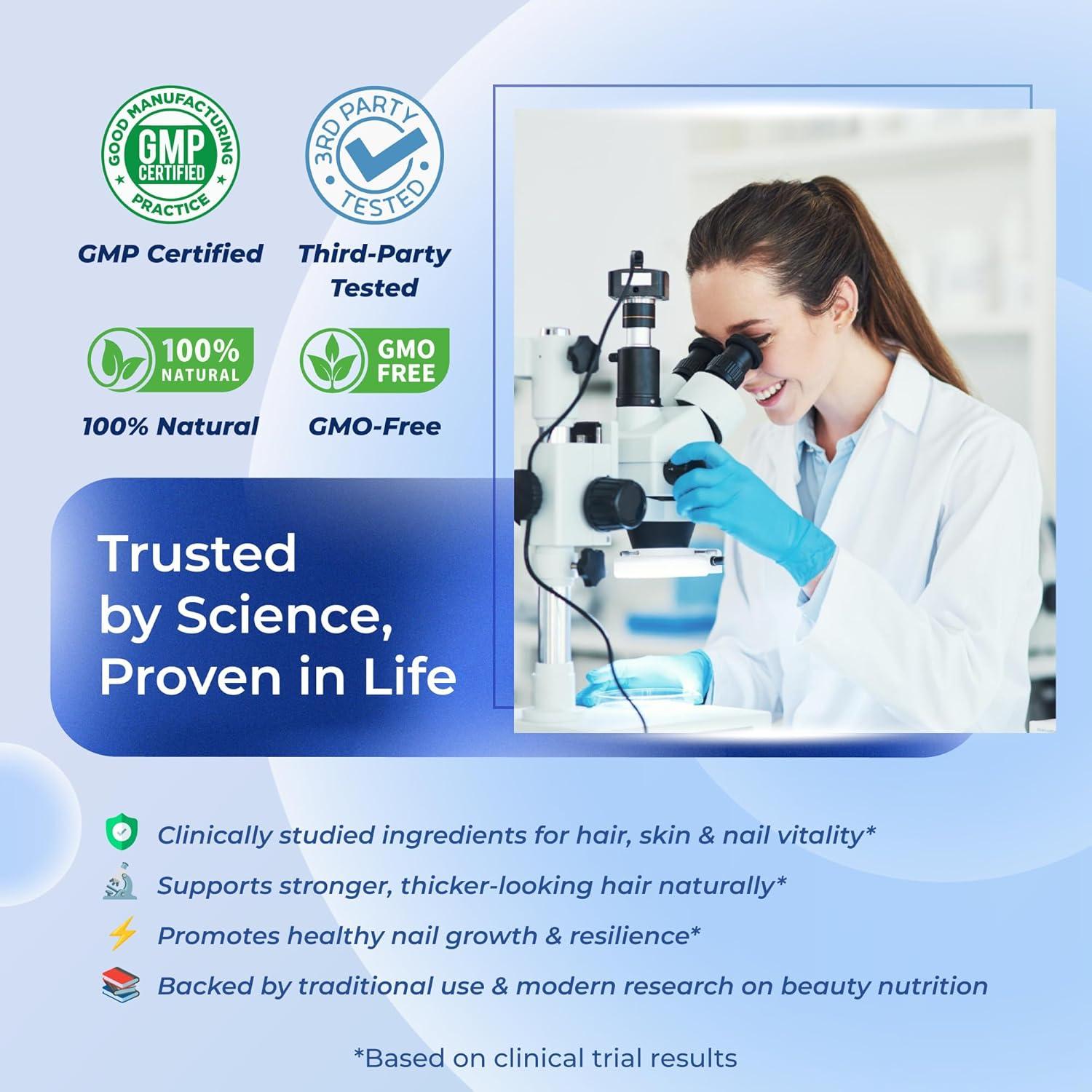 Suplemento de Biotina Sotalix 180 Cápsulas - Cabello, Piel y Uñas Saludables