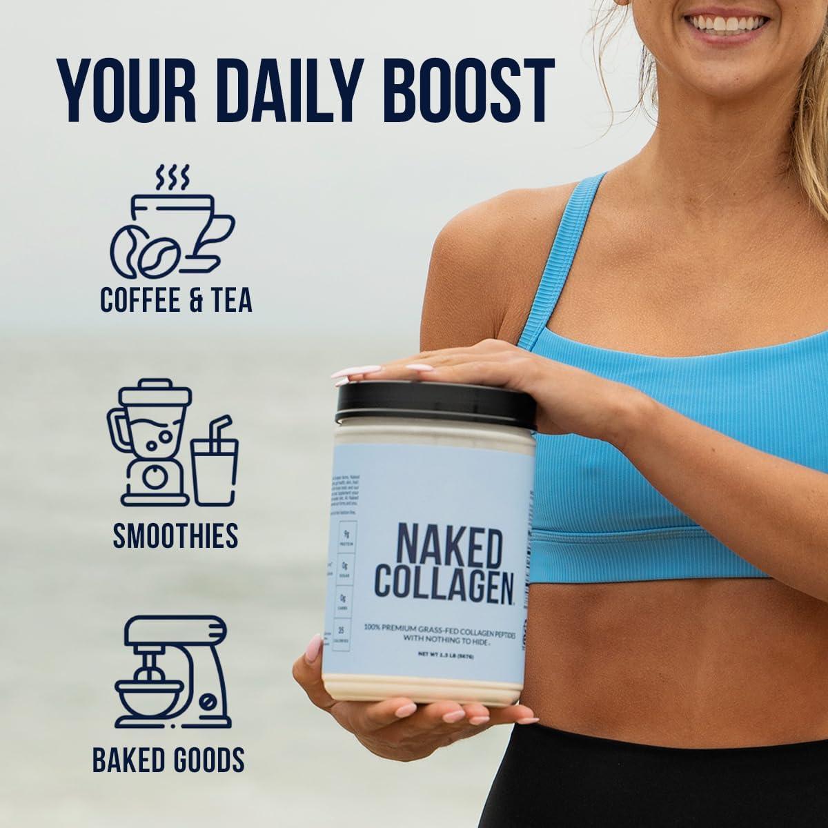 Polvo de Colágeno Hidrolizado NAKED Caramelo 567g - 25 Porciones