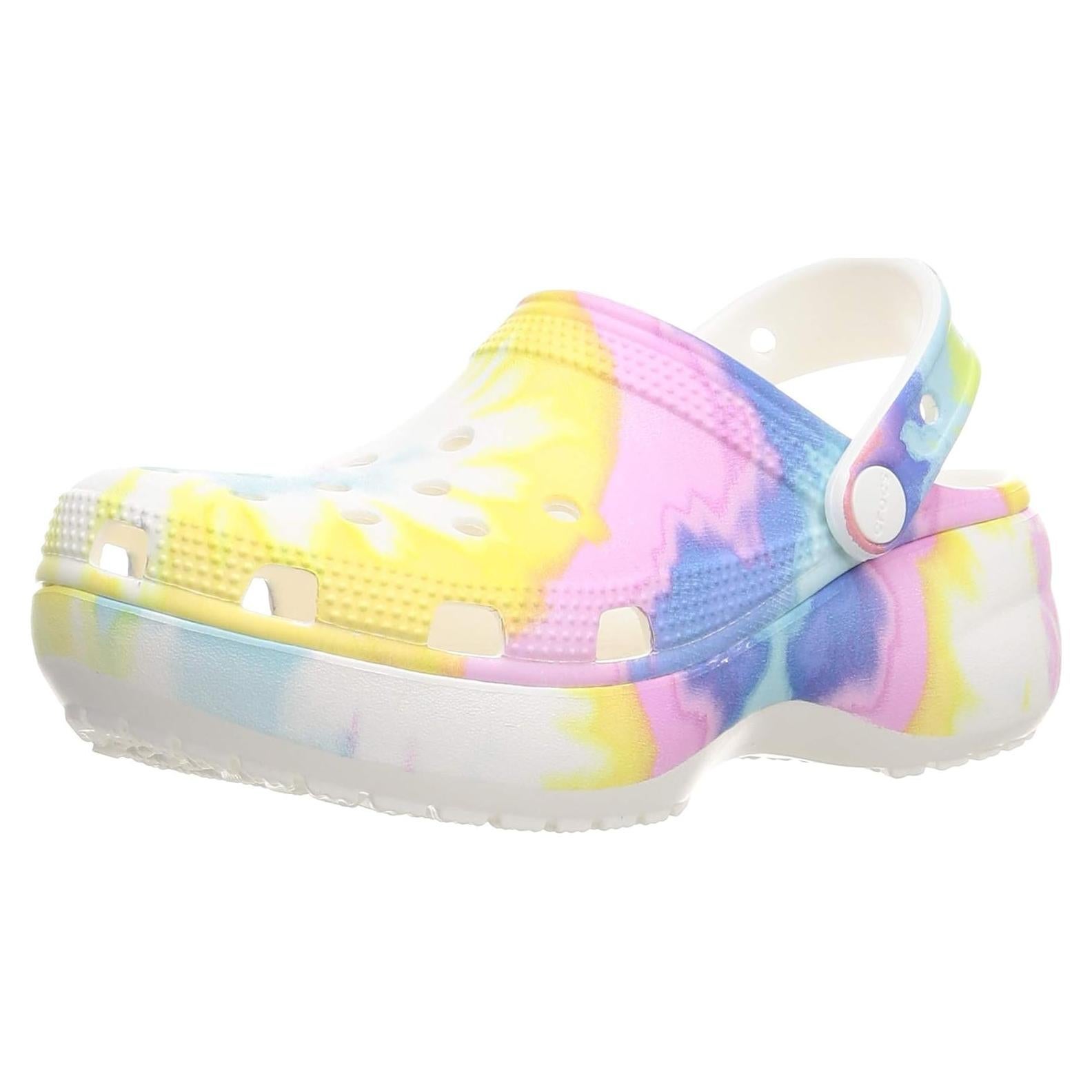 Zuecos de Plataforma Crocs para Mujeres 30x15x5cm Tie Dye
