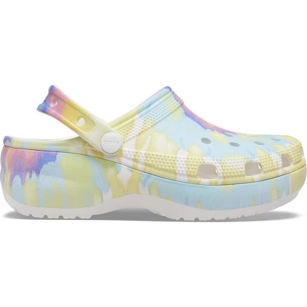 Zuecos de Plataforma Crocs para Mujeres 30x15x5cm Tie Dye