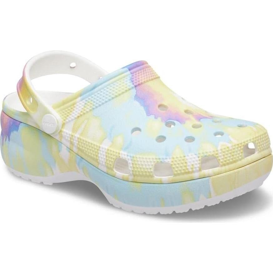 Zuecos de Plataforma Crocs para Mujeres 30x15x5cm Tie Dye