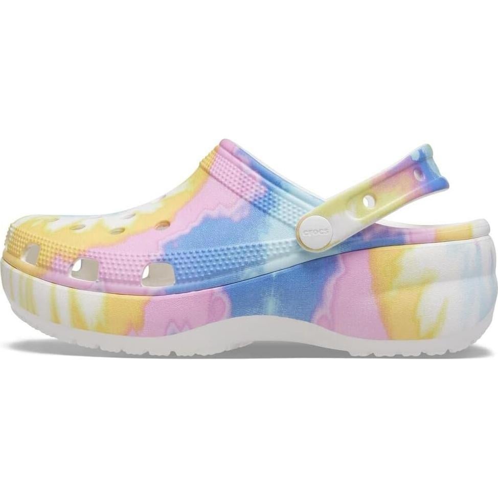 Zuecos de Plataforma Crocs para Mujeres 30x15x5cm Tie Dye