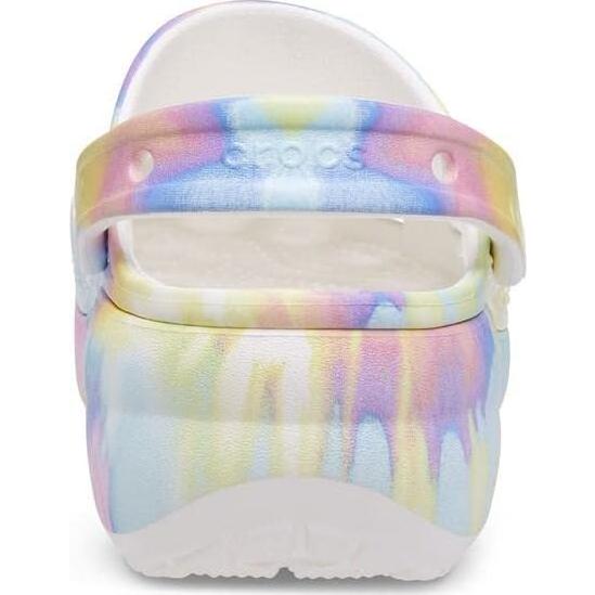 Zuecos de Plataforma Crocs para Mujeres 30x15x5cm Tie Dye