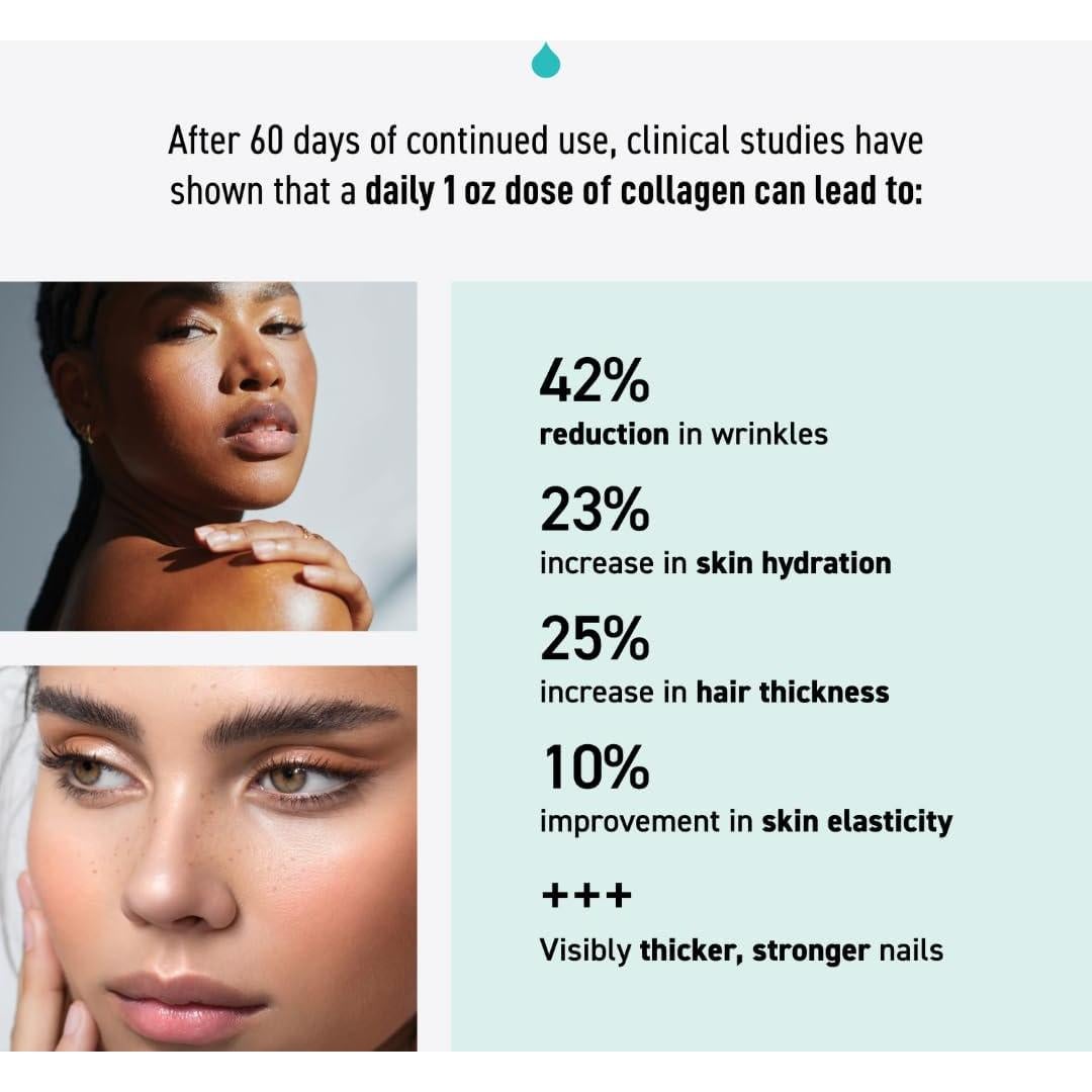 Colágeno Marino Líquido Fat Mermaid 500ml - Vitamina C y Ácido Hialurónico