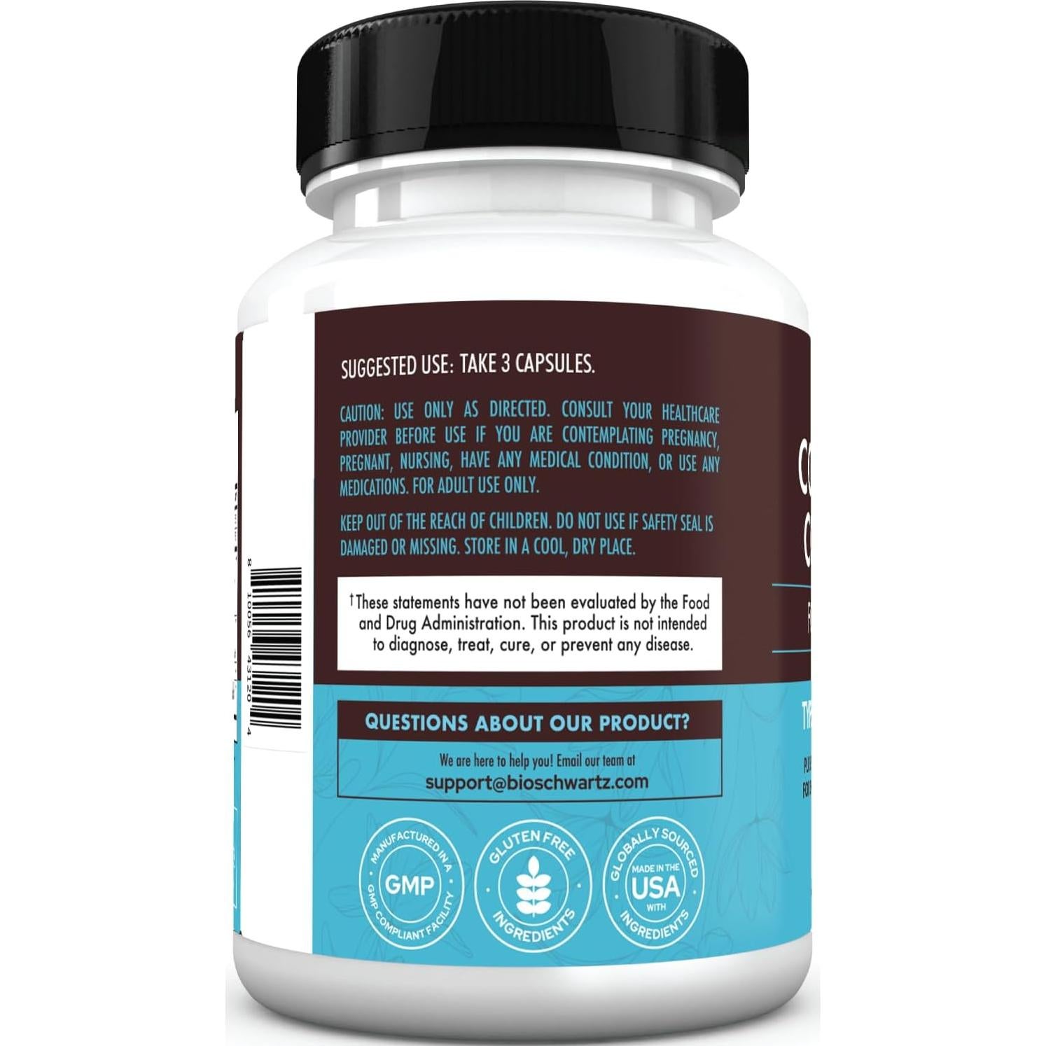 Cápsulas de Colágeno Hidrolizado BioSchwartz 135ct - Piel, Cabello y Uñas