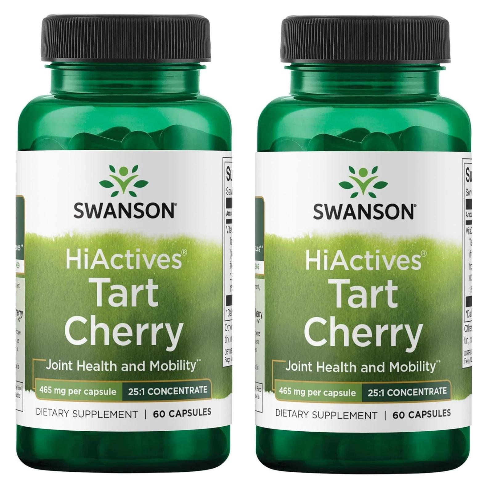 Suplemento Articular Swanson Cereza Ácida 60 Cápsulas 465mg