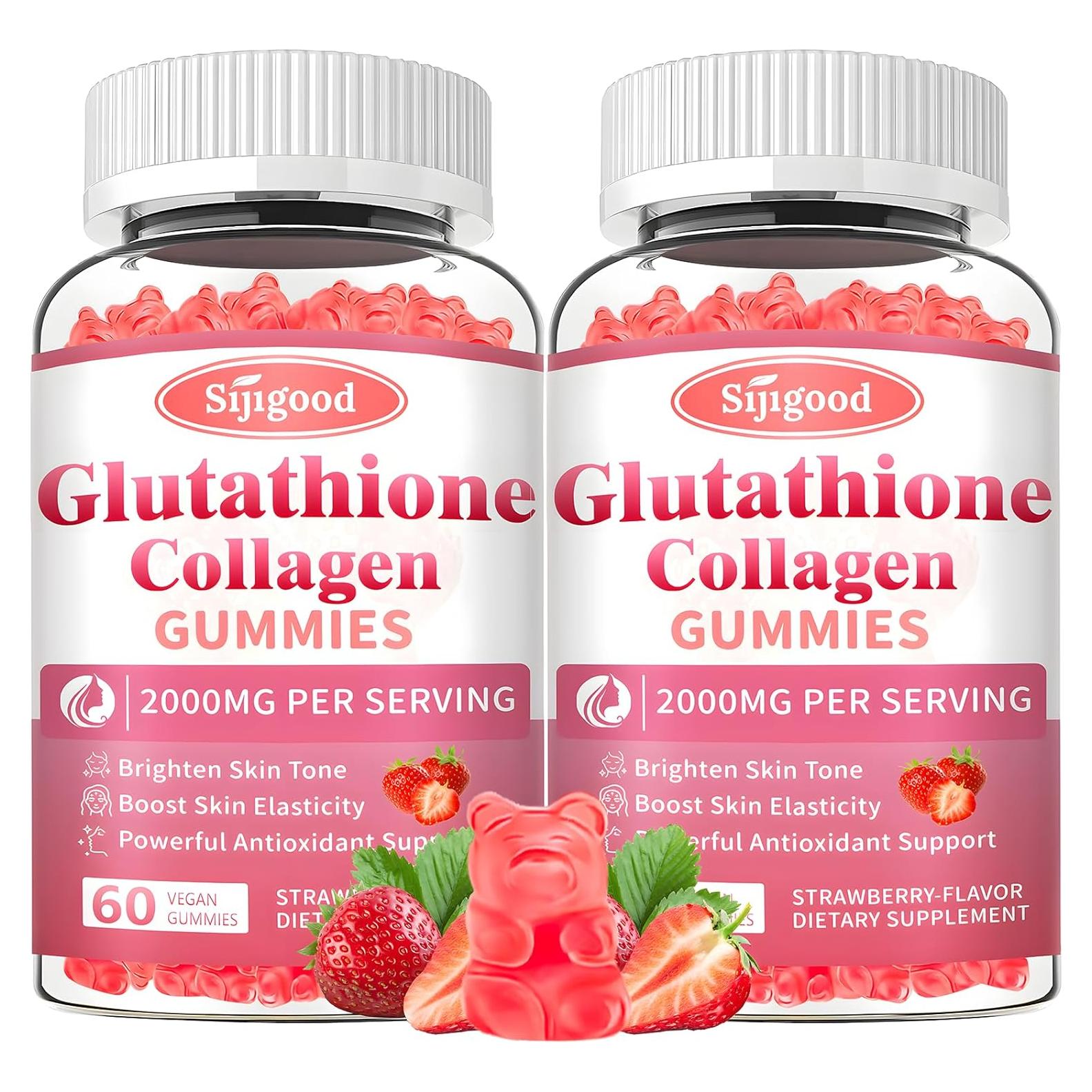 Gomitas de colágeno Sijigood con glutati&oacute;n 120 unidades