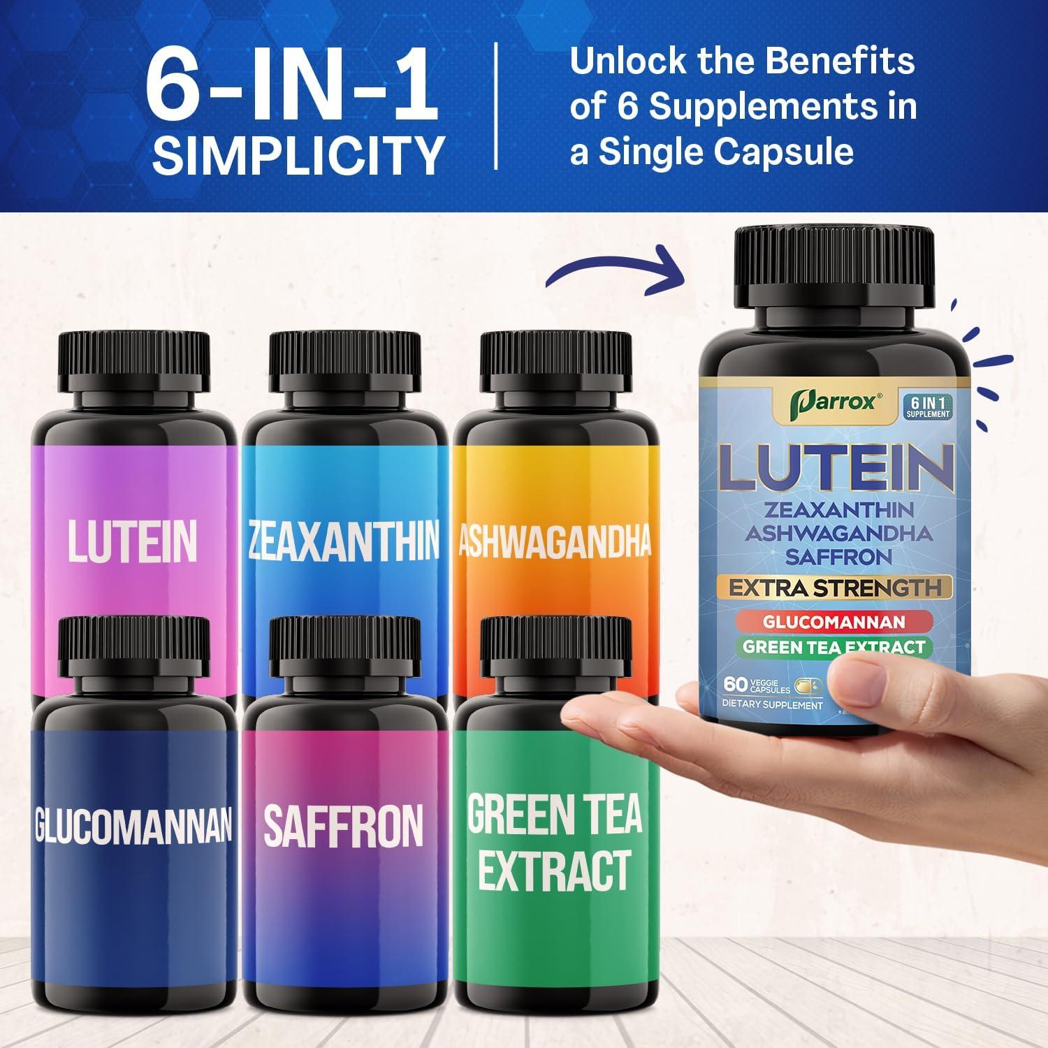 Suplemento Parrox 6 en 1 para Ojos y Bienestar - 60 Cápsulas