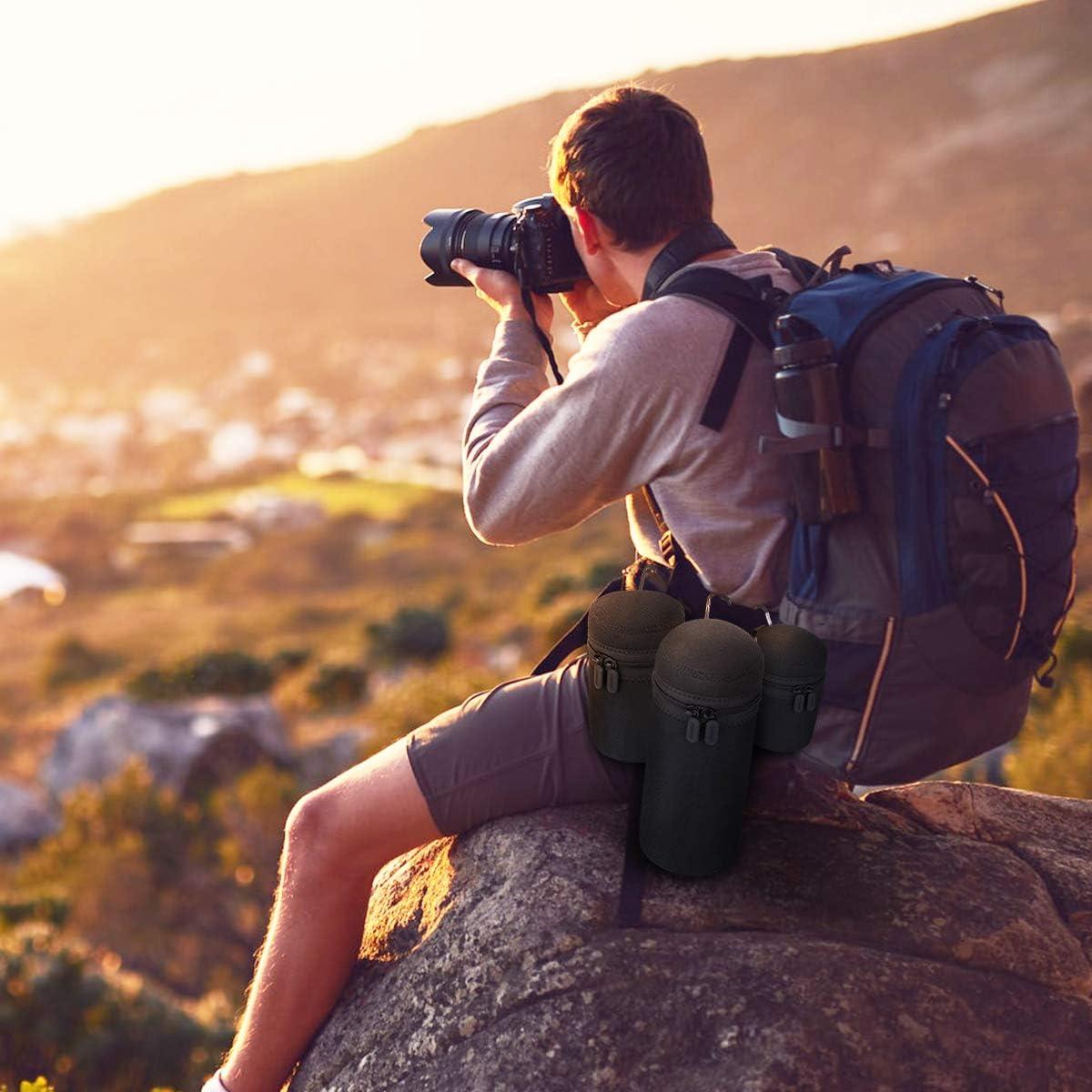 Conjunto de Fundas para Lentes ARVOK 4 Tamaños Resistentes