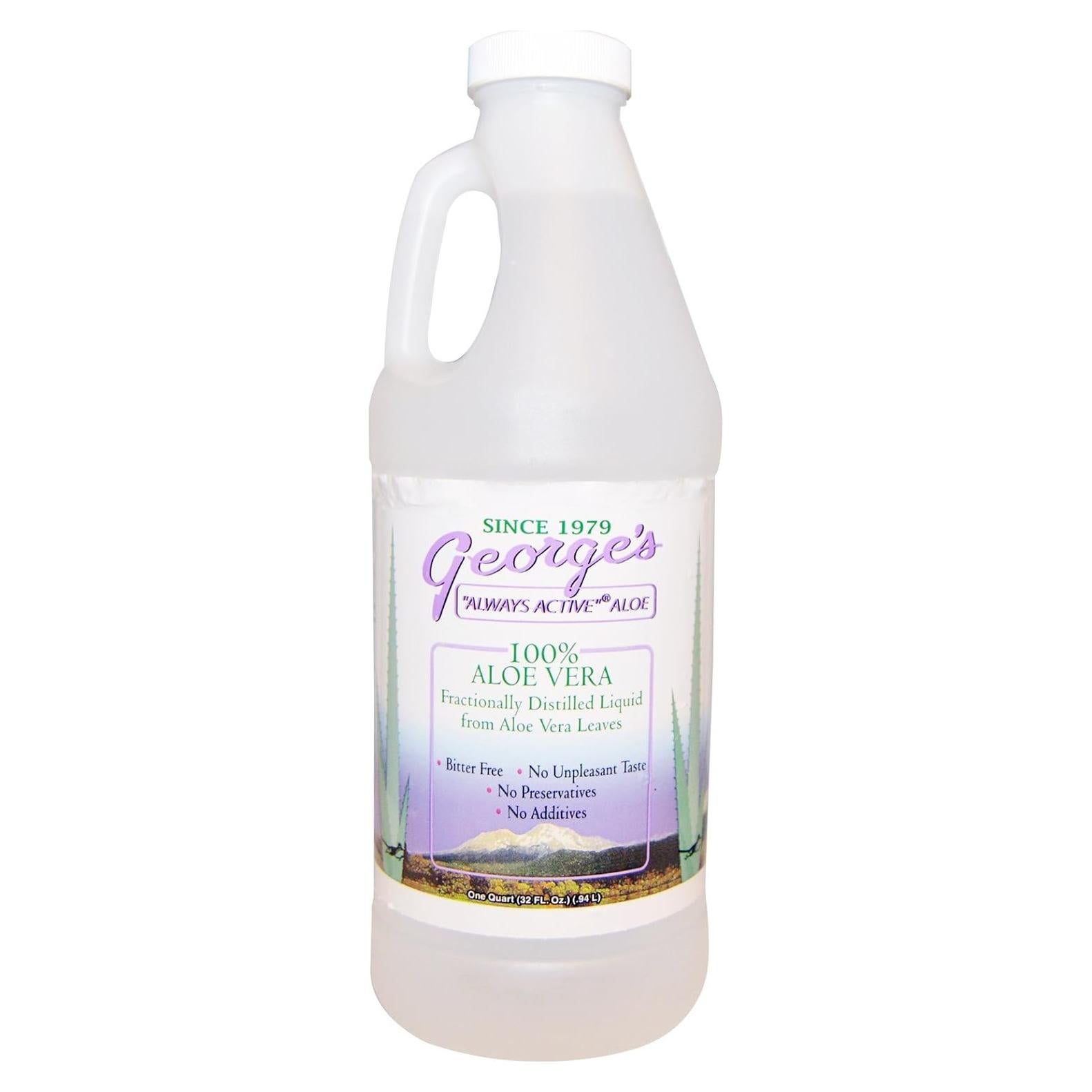 Jugo de Aloe Vera 100% George 0.94L - Natural y Compostable