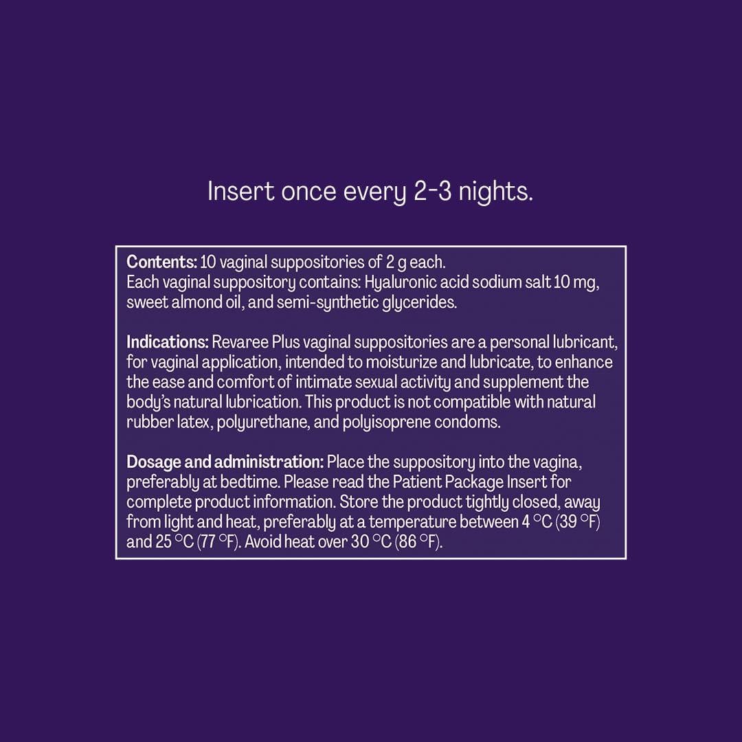 Revaree Plus Bonafide Hidratante Vaginal 10mg Ácido Hialurónico