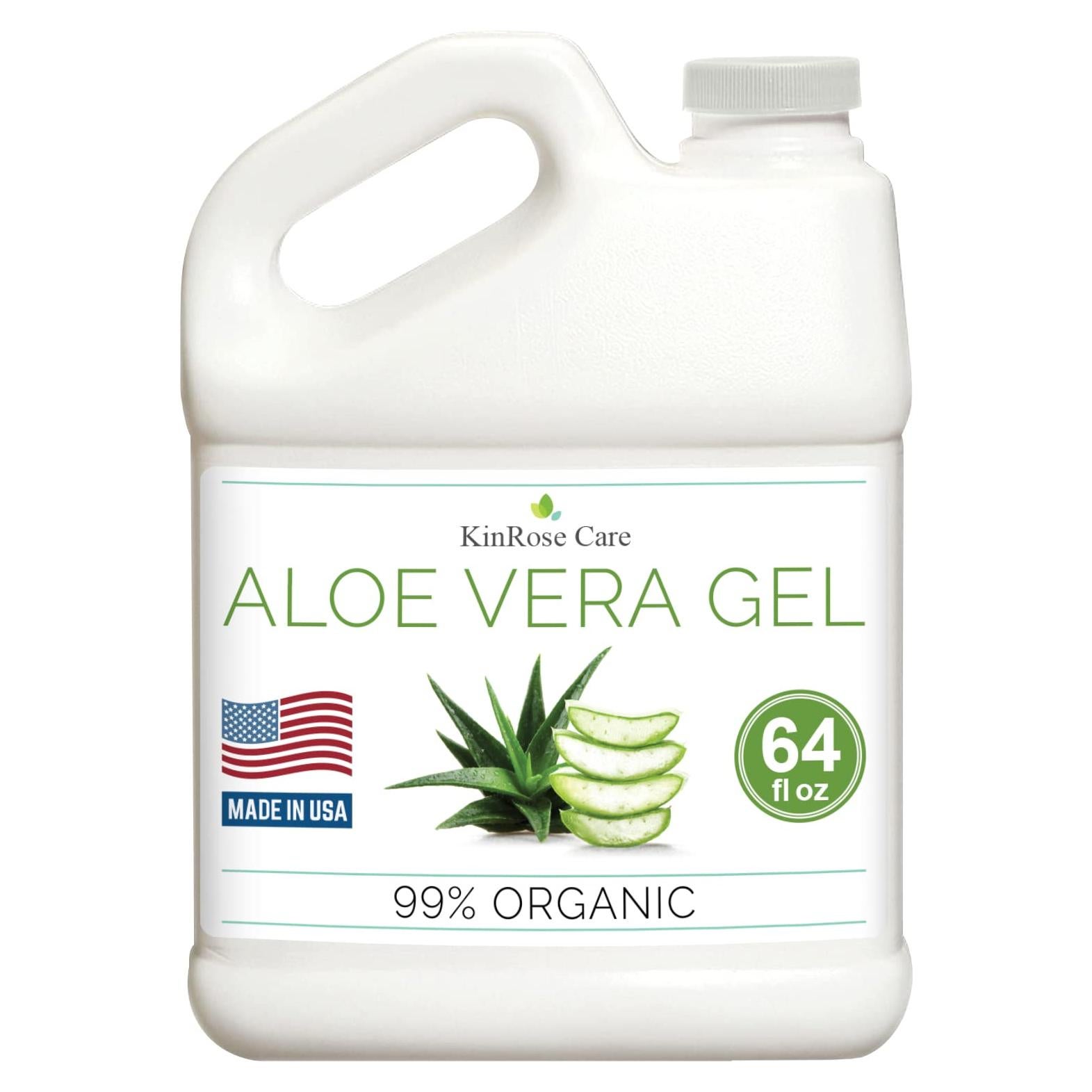 Gel de Aloe Vera Orgánico KinRose 1.89 L - Piel y Cabello