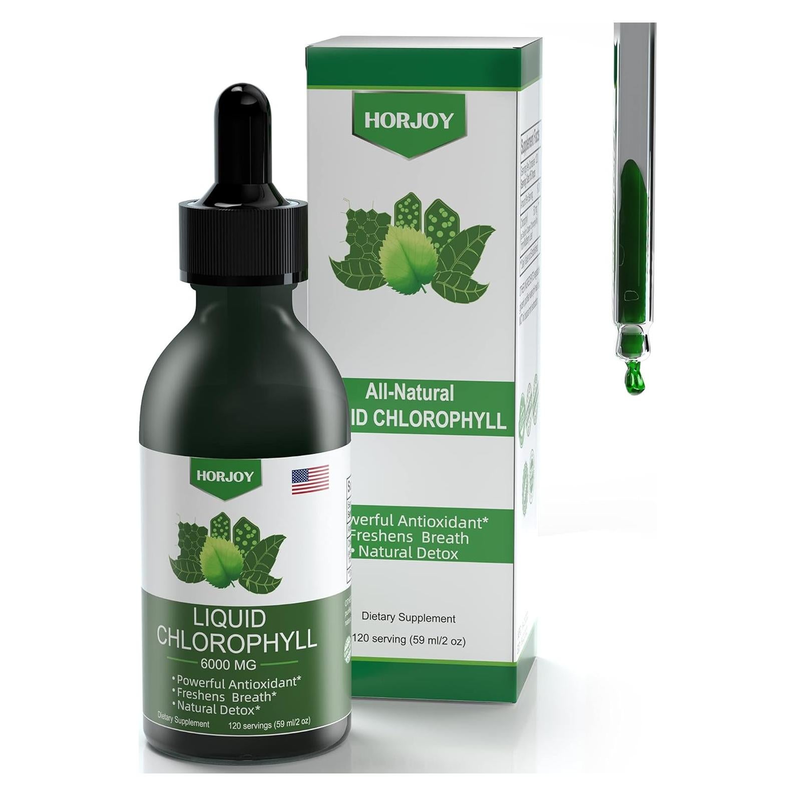 Gotas de Clorofila Líquida Horjoy 59 ml - Energía y Detox