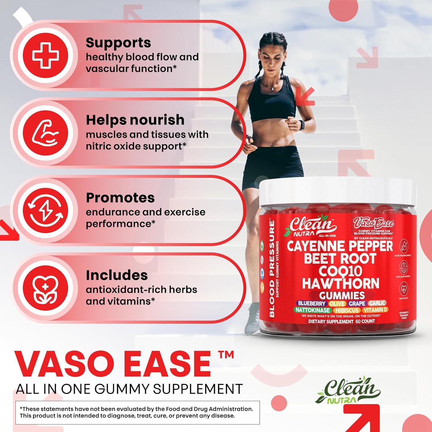 Gomitas de Remolacha Clean Nutraceuticals 60 Unidades - Suplemento Antioxidante