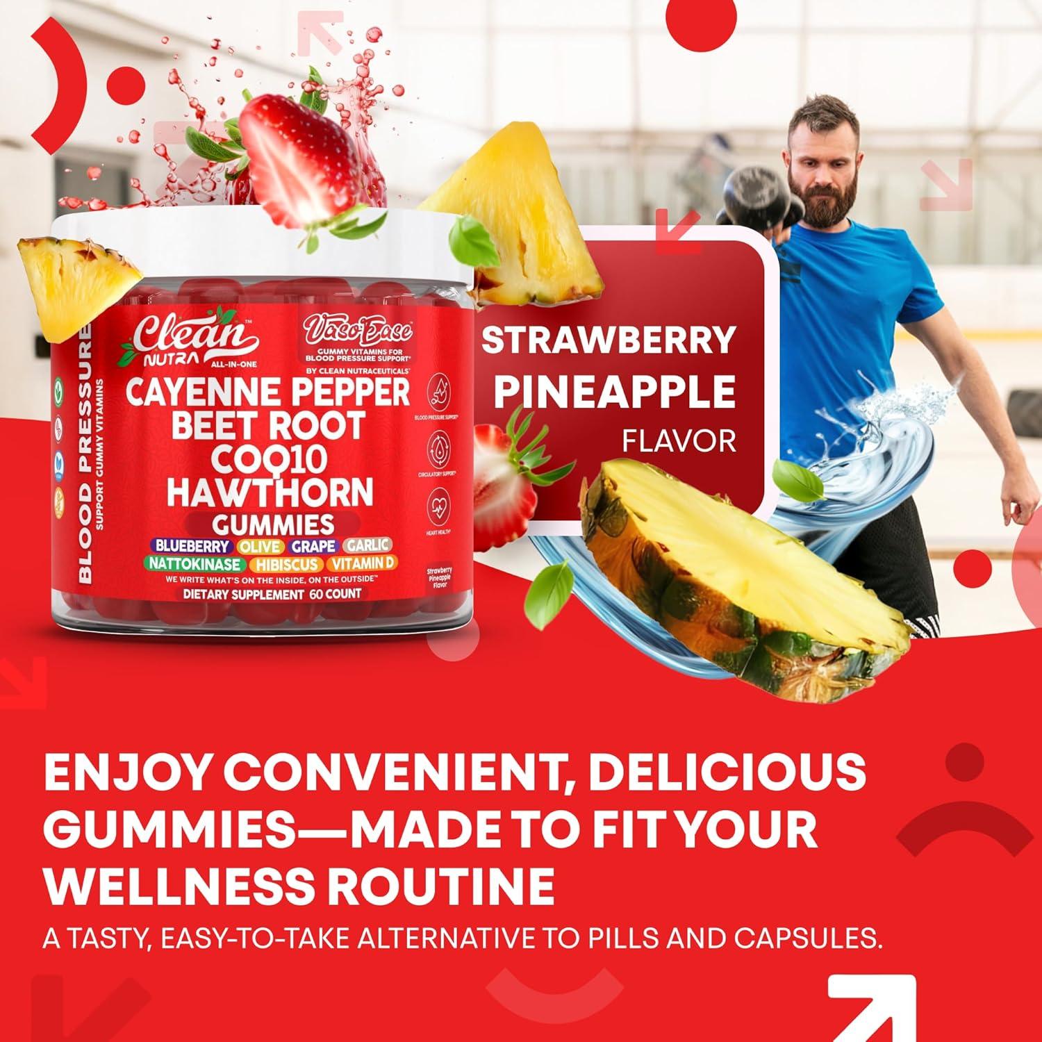 Gomitas de Remolacha Clean Nutraceuticals 60 Unidades - Suplemento Antioxidante