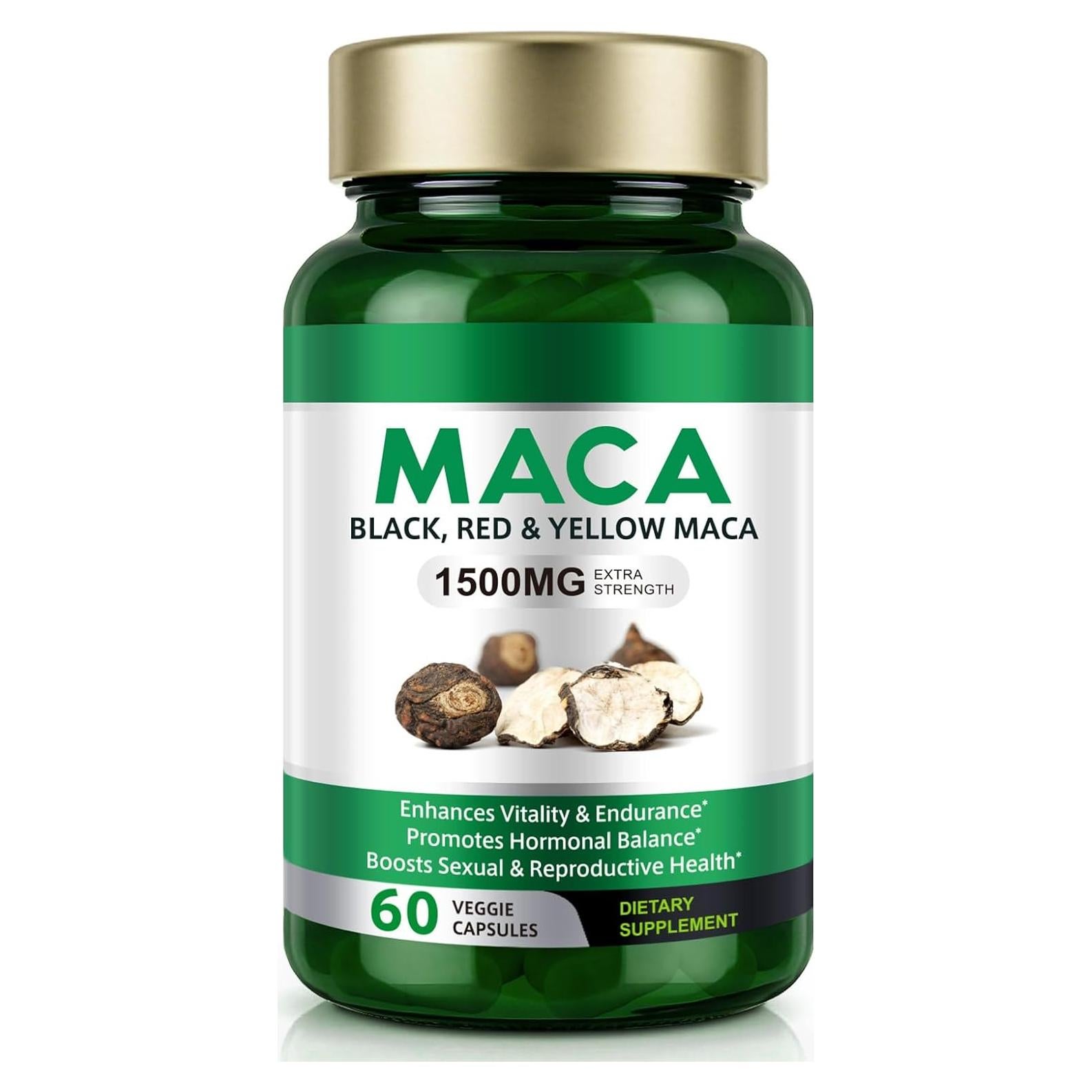 Cápsulas de Raíz de Maca Vceeoy 1500mg - 60 Unidades