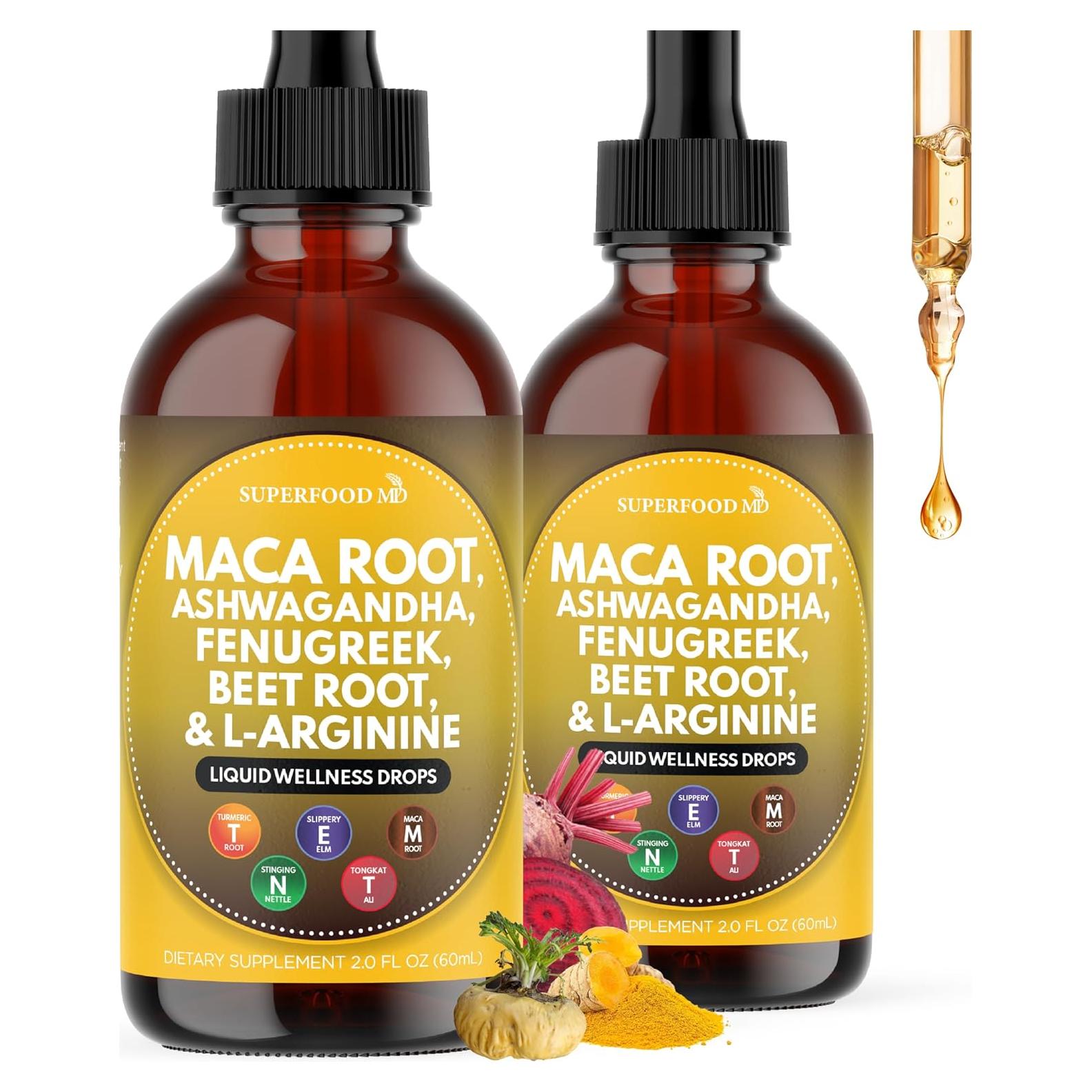 Gotas Líquidas de Raíz de Maca Superfood MD 118.3 ml