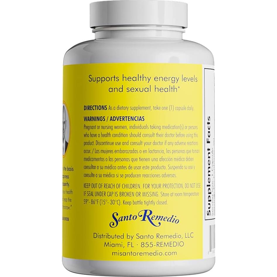 Suplemento Dietético Santo Remedio Maca 750 mg 90 Cápsulas
