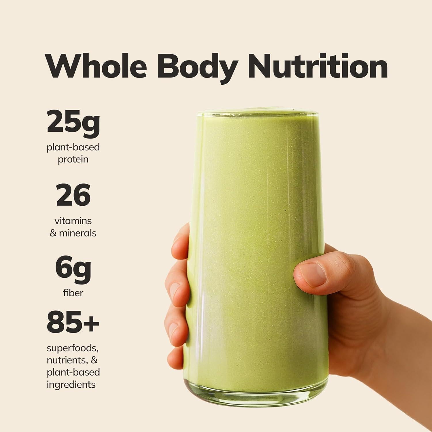 Batido Integral Ka'Chava Matcha 915g - Proteína Vegana y Superalimentos