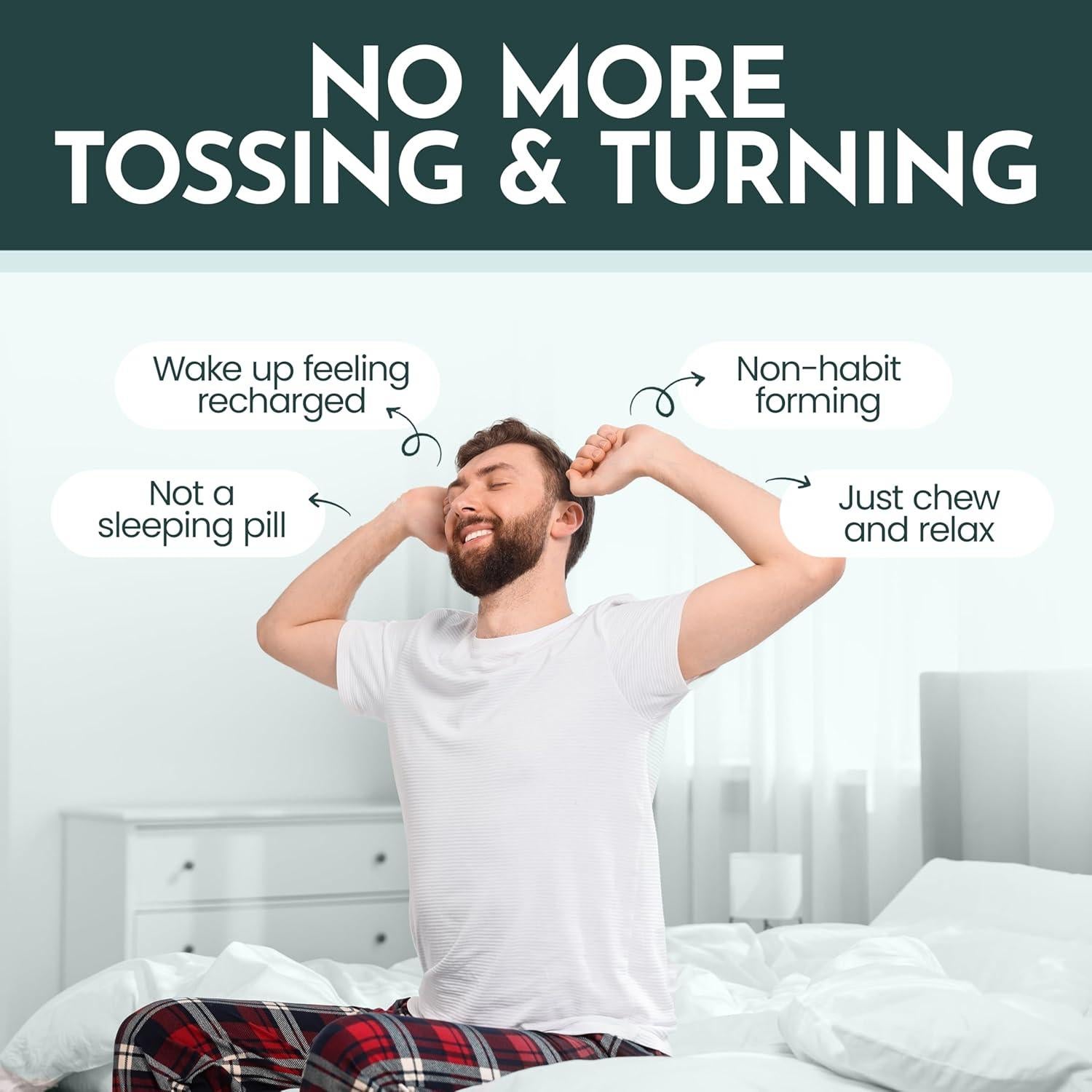 Maxi Health Melatonina Masticable 1mg - 200 Tabletas para Sueño