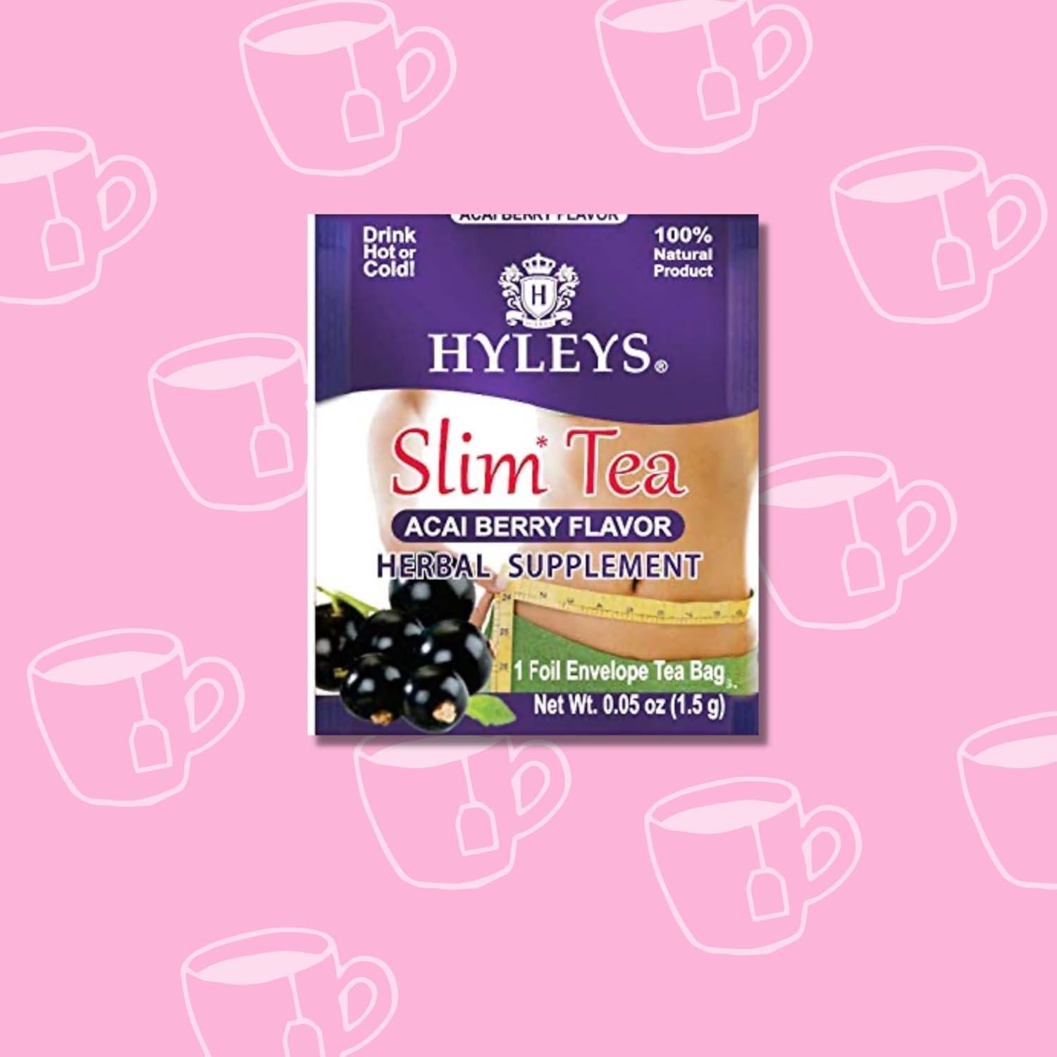 Hyleys Té Slim Acai Berry - Suplemento Herbal 25 Bolsitas