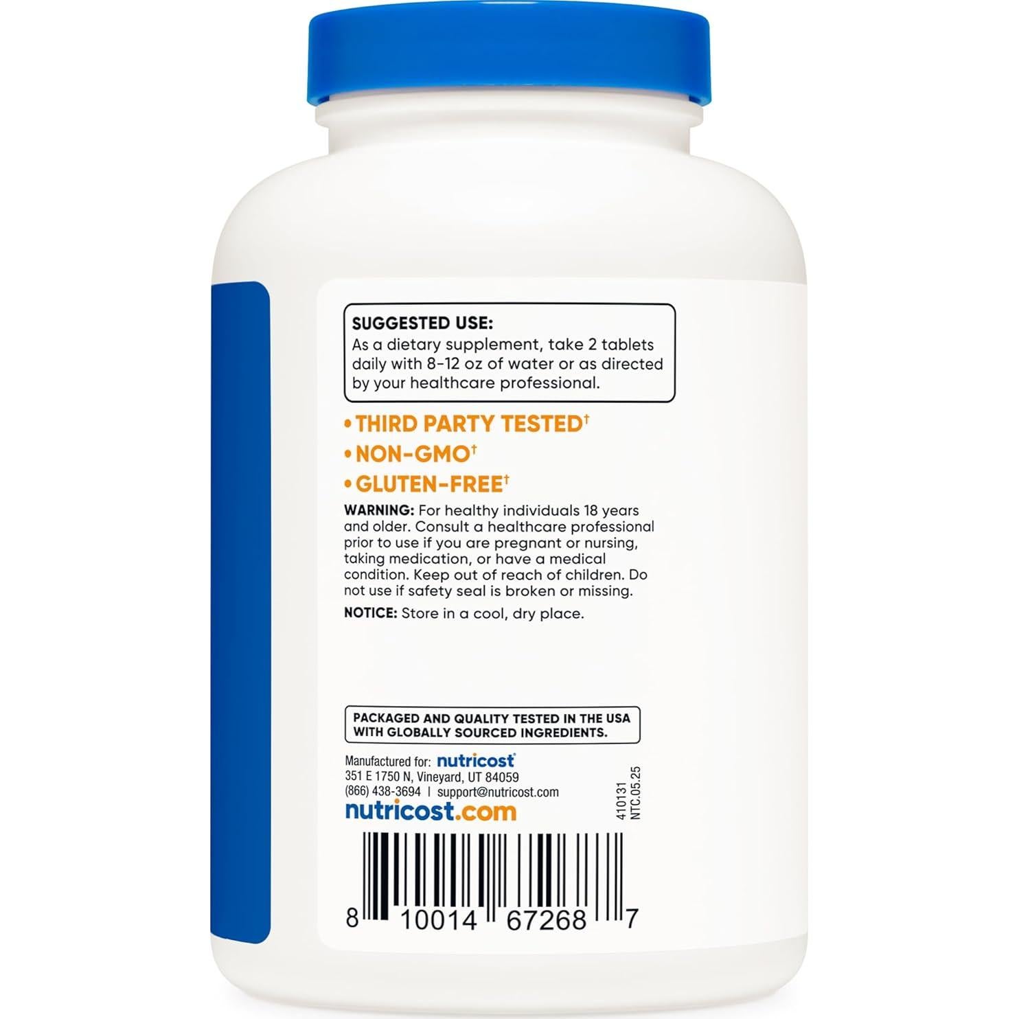 Nutricost Glucosamina 1800mg con Condroitina y MSM 240 Tabletas