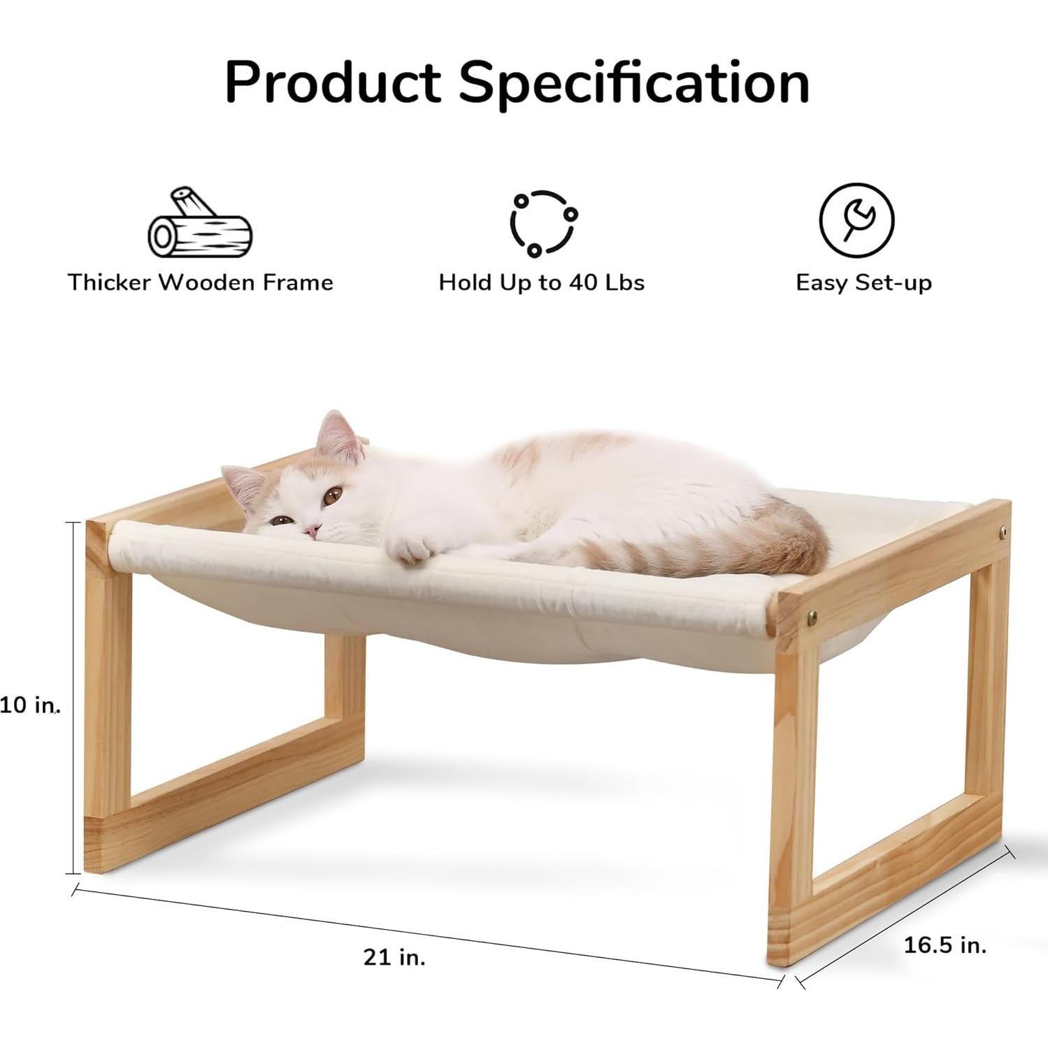 Cama para Gatos FUKUMARU Sofá Acolchado Blanco 53x42 cm