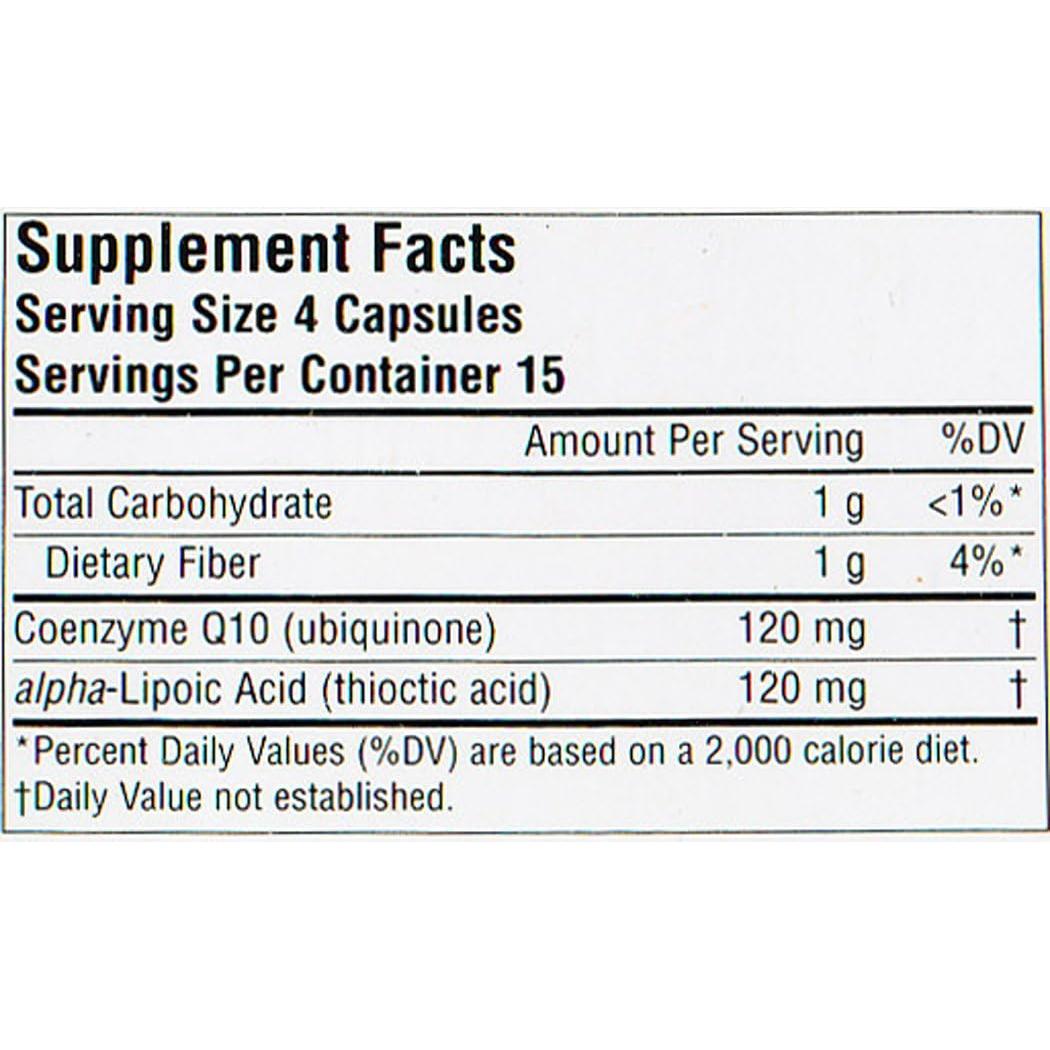 Coenzima Q10 30mg Source Naturals - 60 Cápsulas Antioxidantes