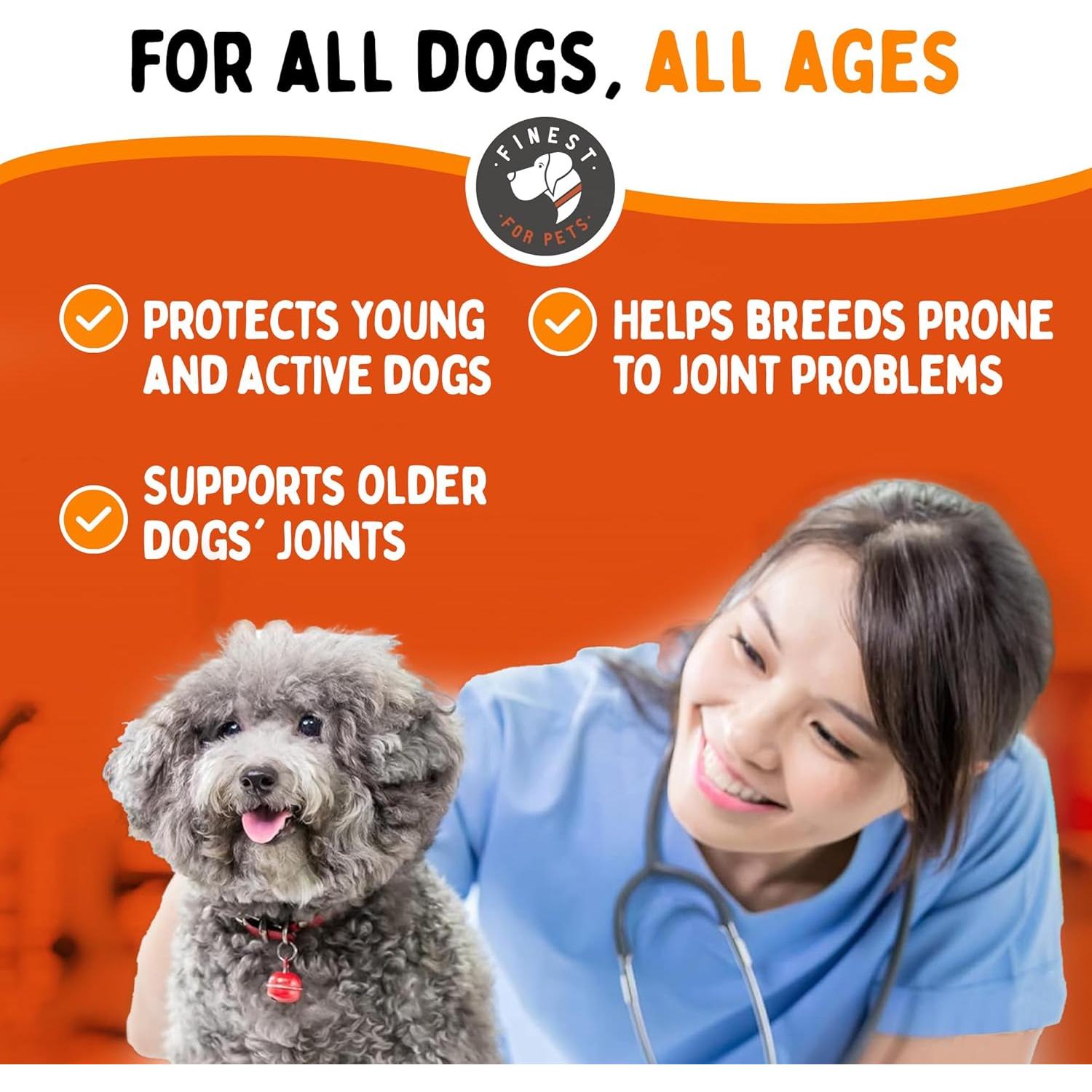 Suplemento Líquido Glucosamina Finest for Pets 453g Articulaciones