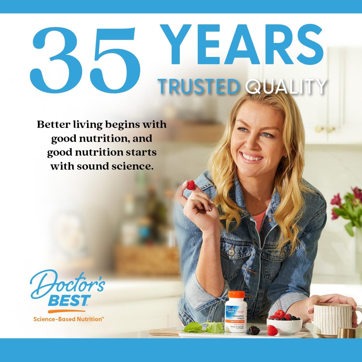 Glucosamina MSM Doctor's Best 180 Cápsulas Soporte Articular