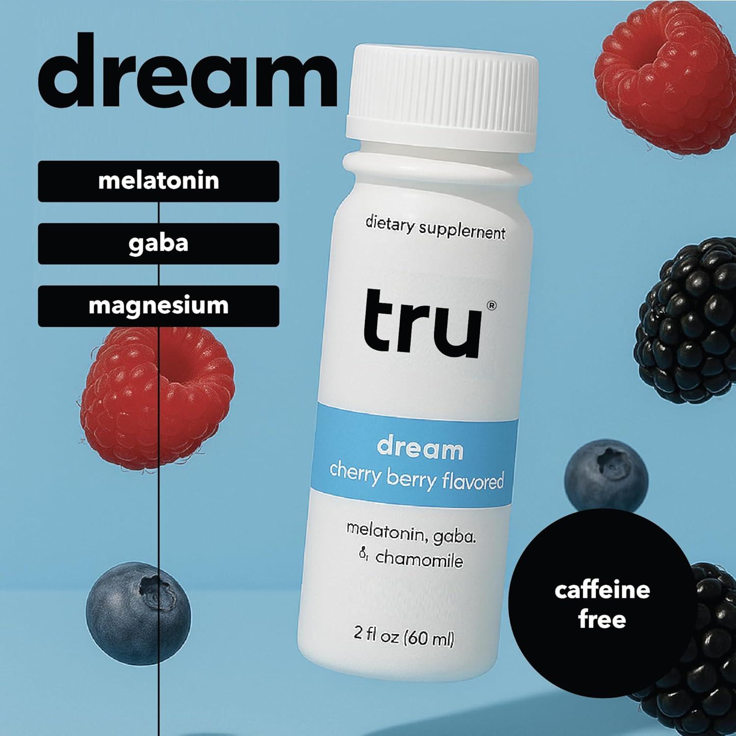 Tru Dream Shot Cereza Baya 59ml - Suplemento Vegano Sin Azúcar