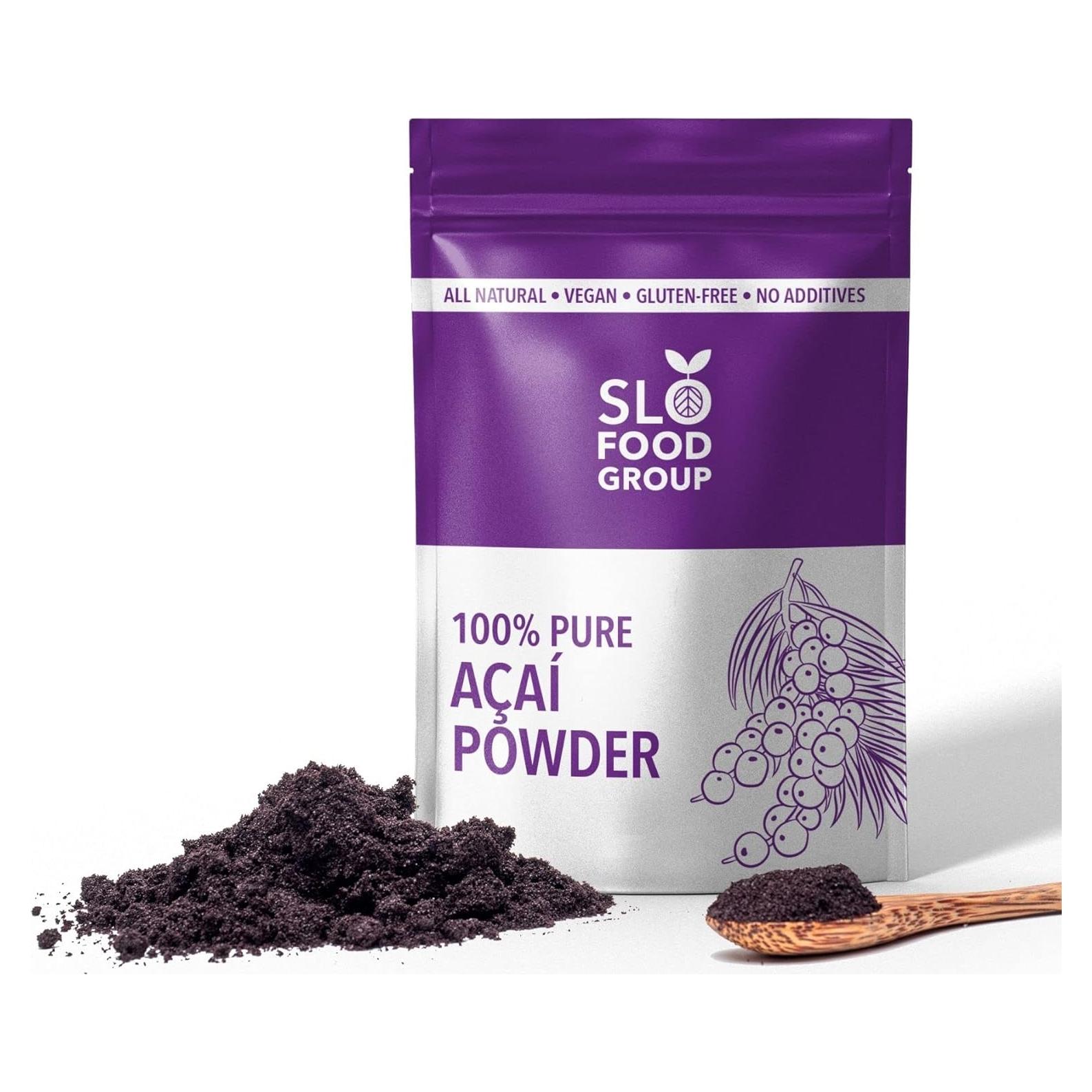 Polvo de Açaí Liofilizado Slofoodgroup 85 g - Superalimento Puro