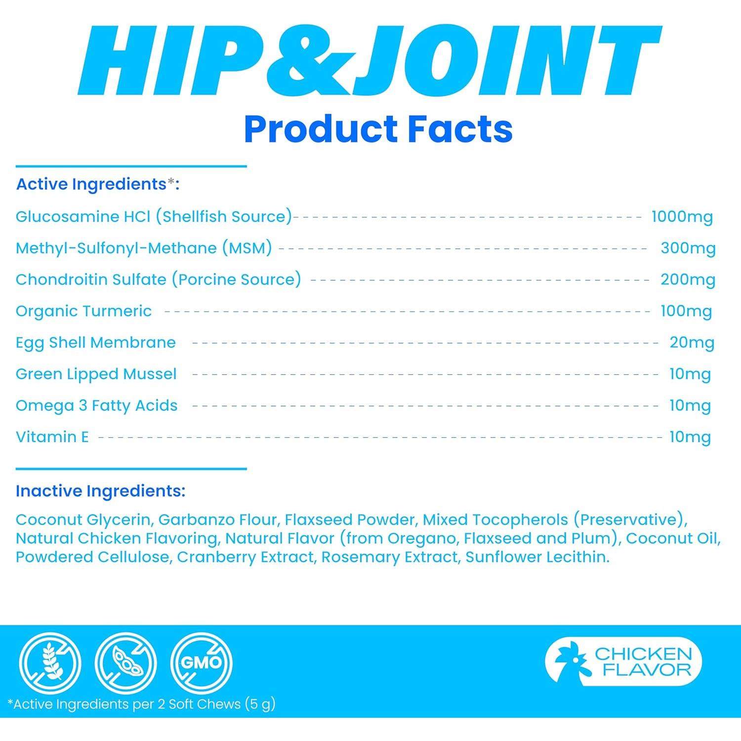 Suplemento para Perros Pawizon - Glucosamina 120 Masticables