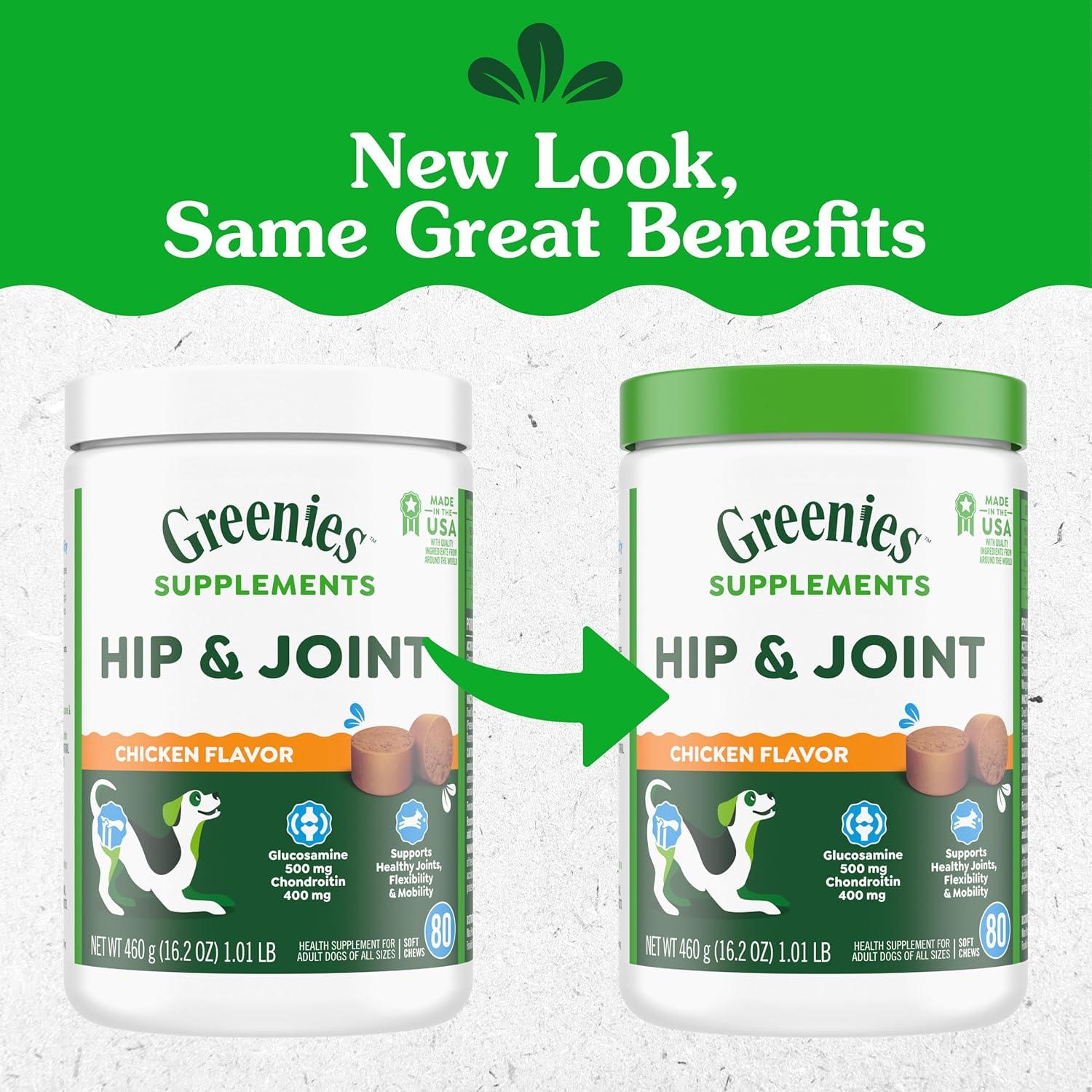 Suplementos Greenies para Caderas y Articulaciones 459 g