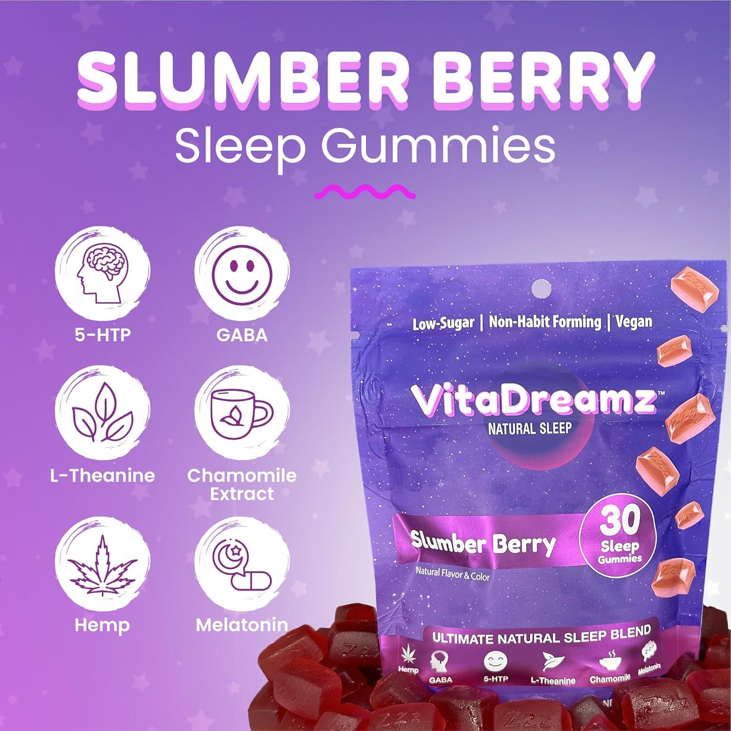 Gomitas de Melatonina SleepEZ Pillowz 30 Unidades - Suplemento Natural