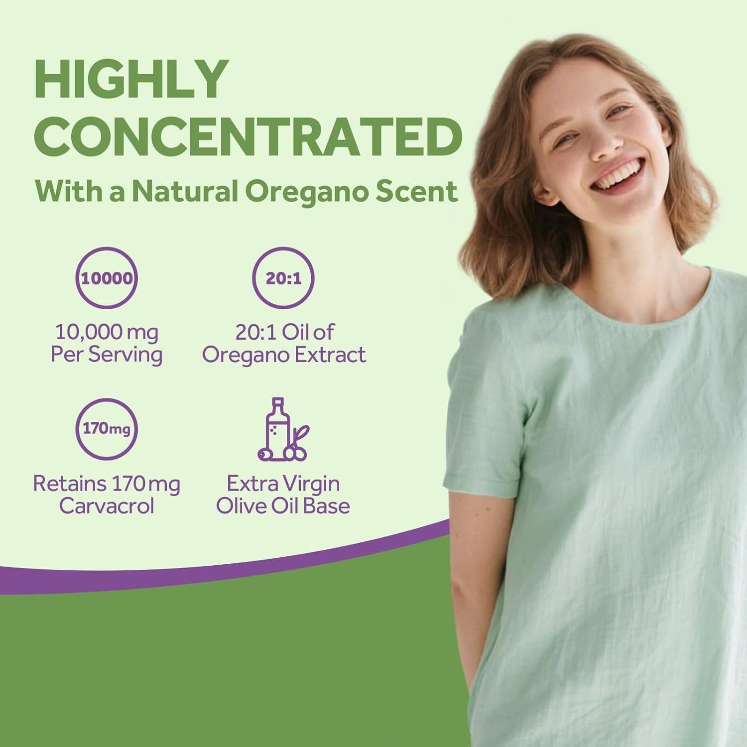 Aceite de Orégano Recetas del Doctor 10000 MG 60 Softgels