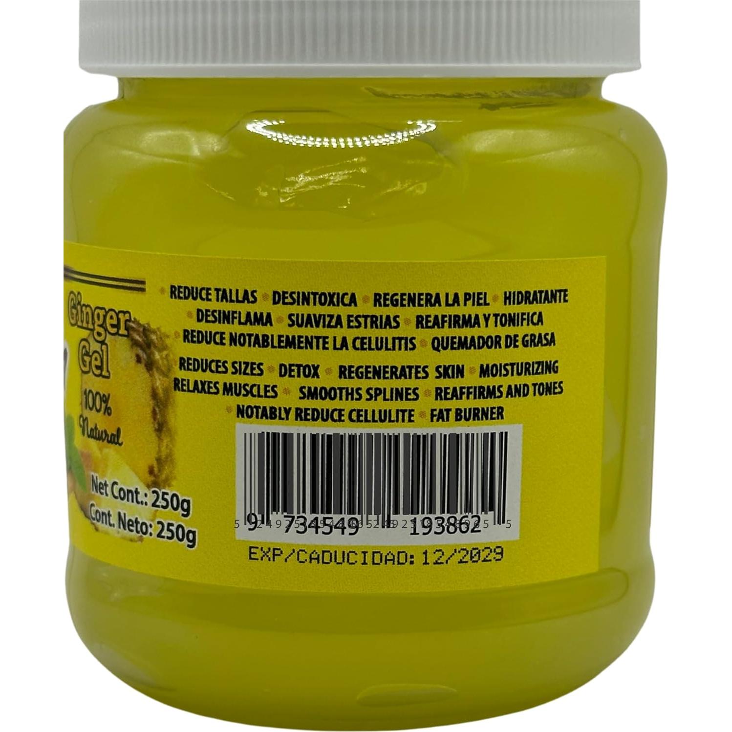 Gel Hidratante de Jengibre, Piña, Canela y Linaza 250g B-Experts