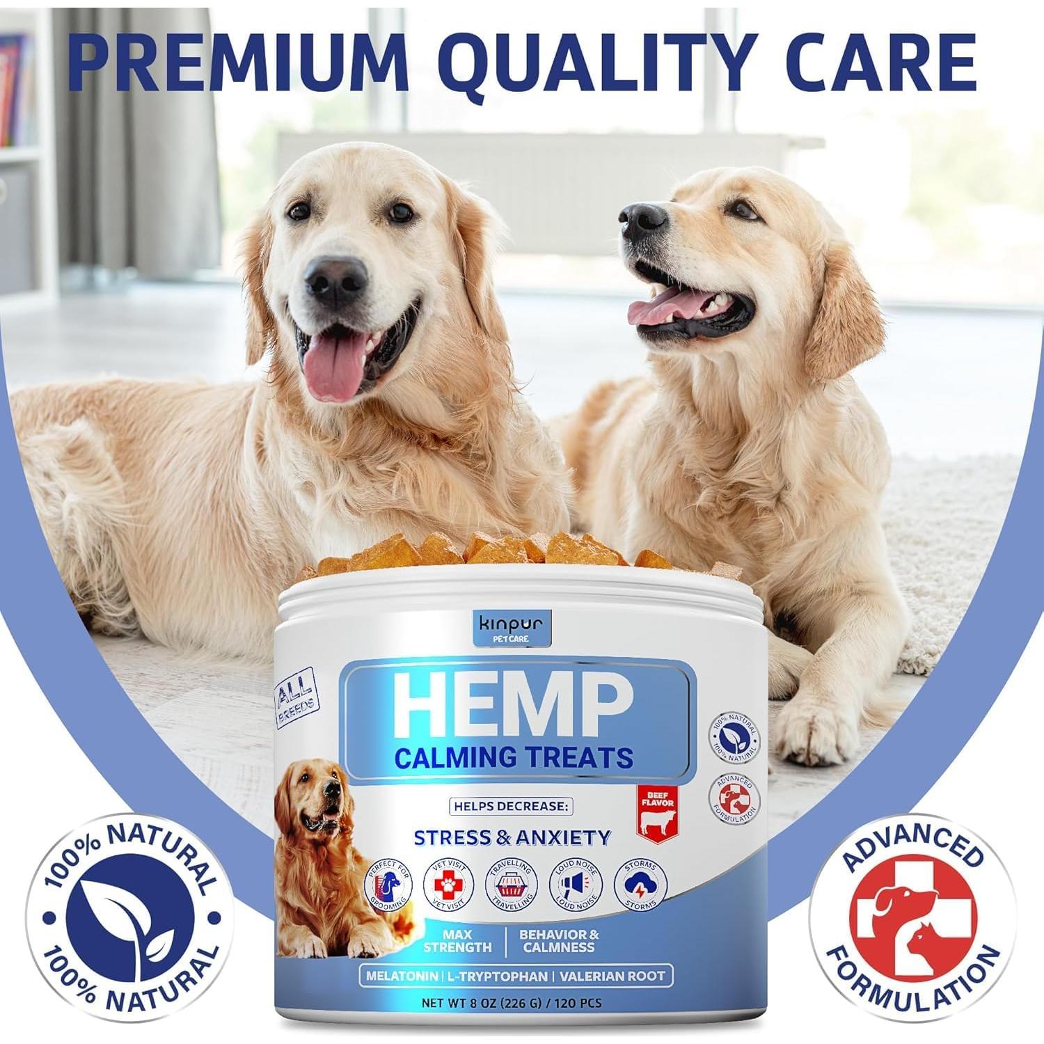 Masticables Calmantes para Perros Kinpur - 120 ct - Salud Articulaciones