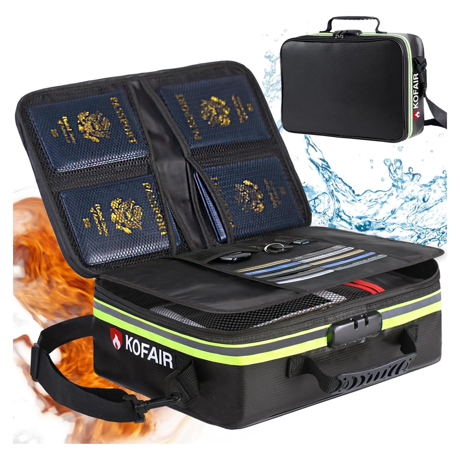 Bolsa de Documentos KOFAIR a Prueba de Fuego 40x28cm