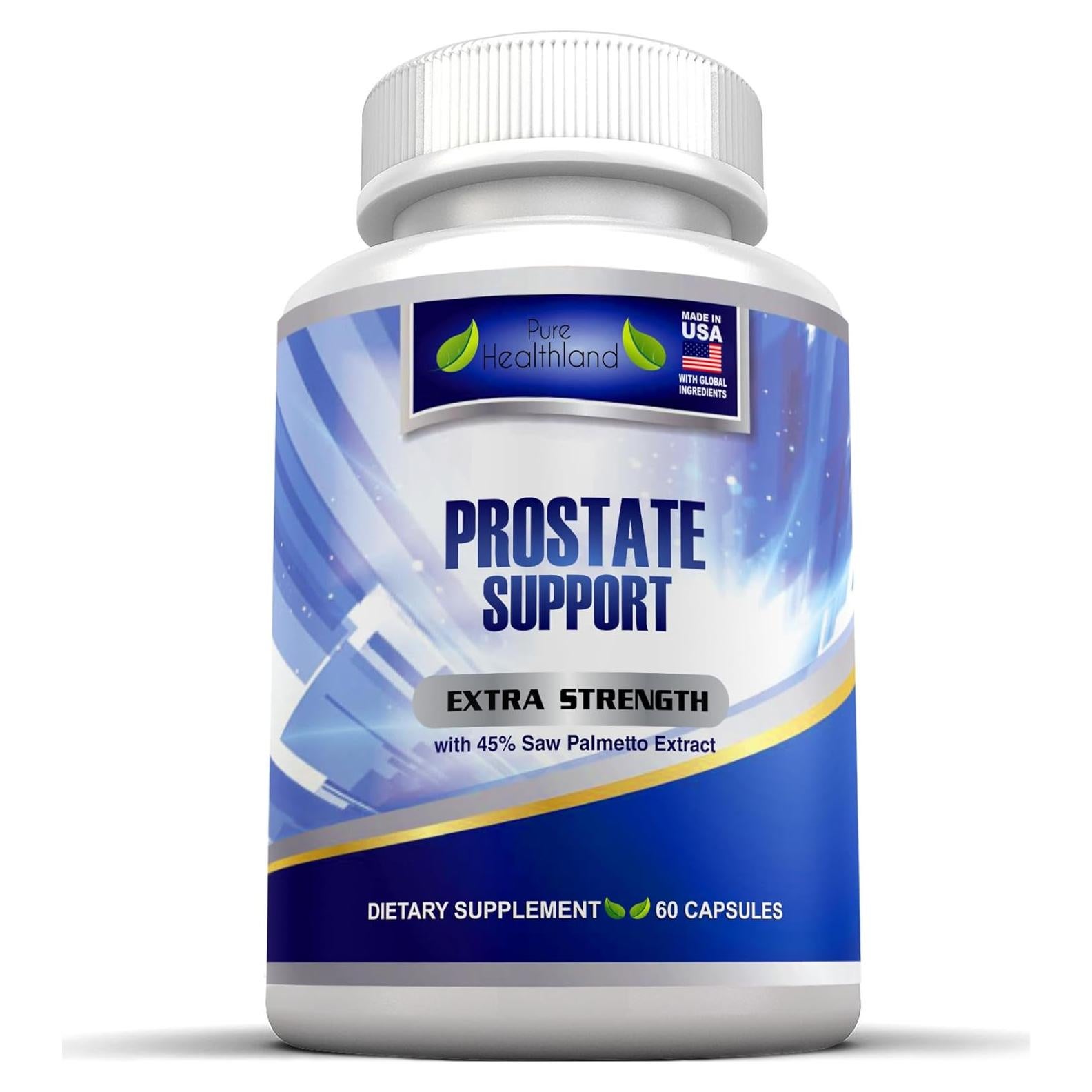 Suplemento Prostático Pure Healthland - 60 Cápsulas Naturales