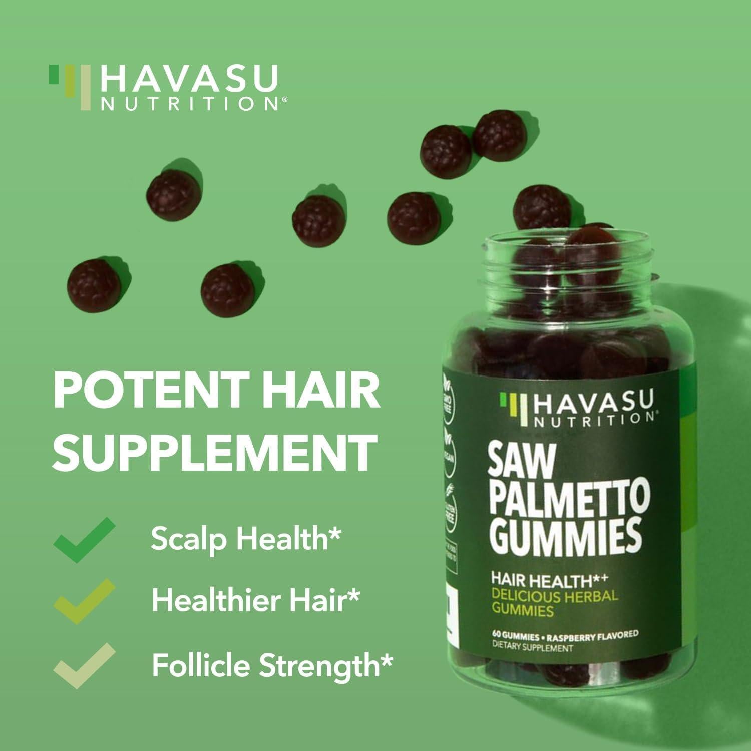 Gomitas de Saw Palmetto Havasu Nutrition - 60 Unidades - Veganas